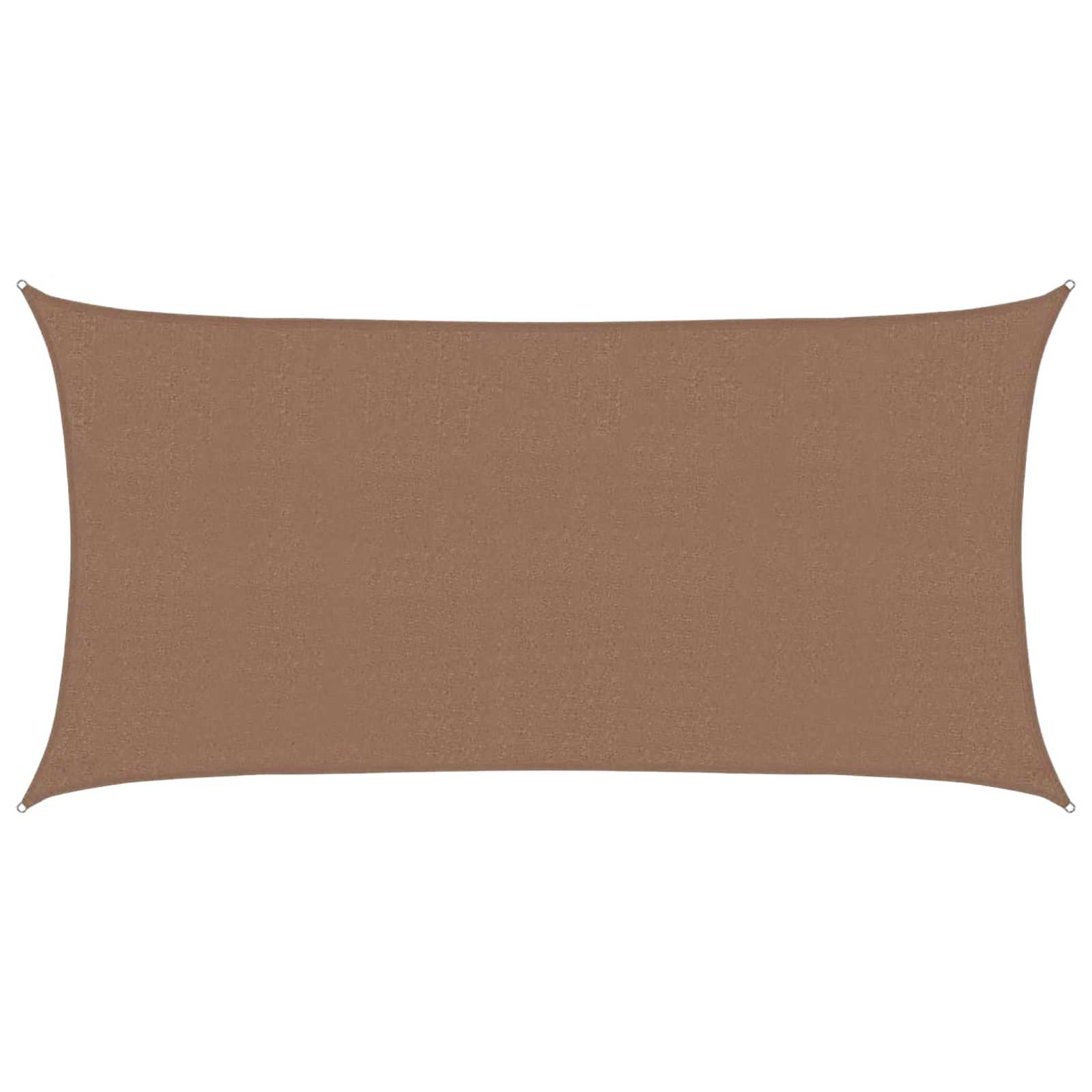 Zonneschaduwzeil Taupe 2,5 x 6 m HDPE – afbeelding 1