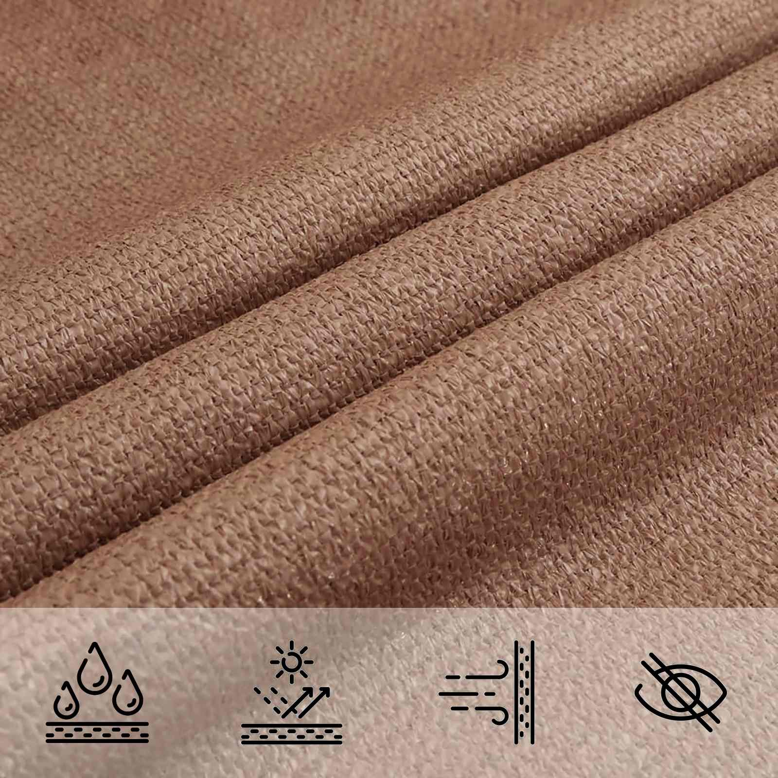 Zonneschaduwzeil Taupe 2,5 x 6 m HDPE – afbeelding 4