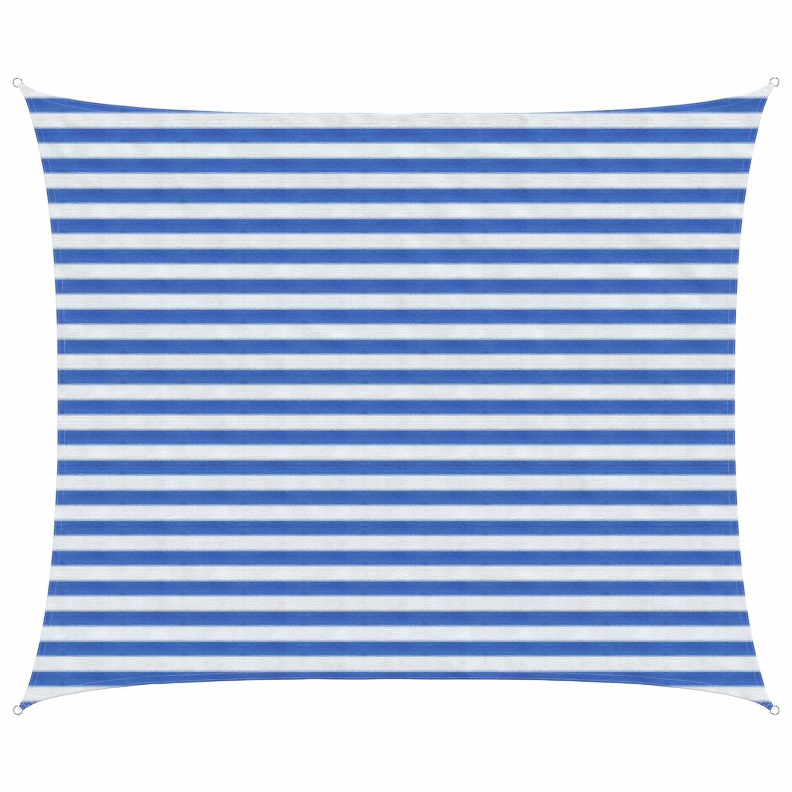 Zonneschaduwzeil Blauw en Wit 2,5 x 3,5 m HDPE