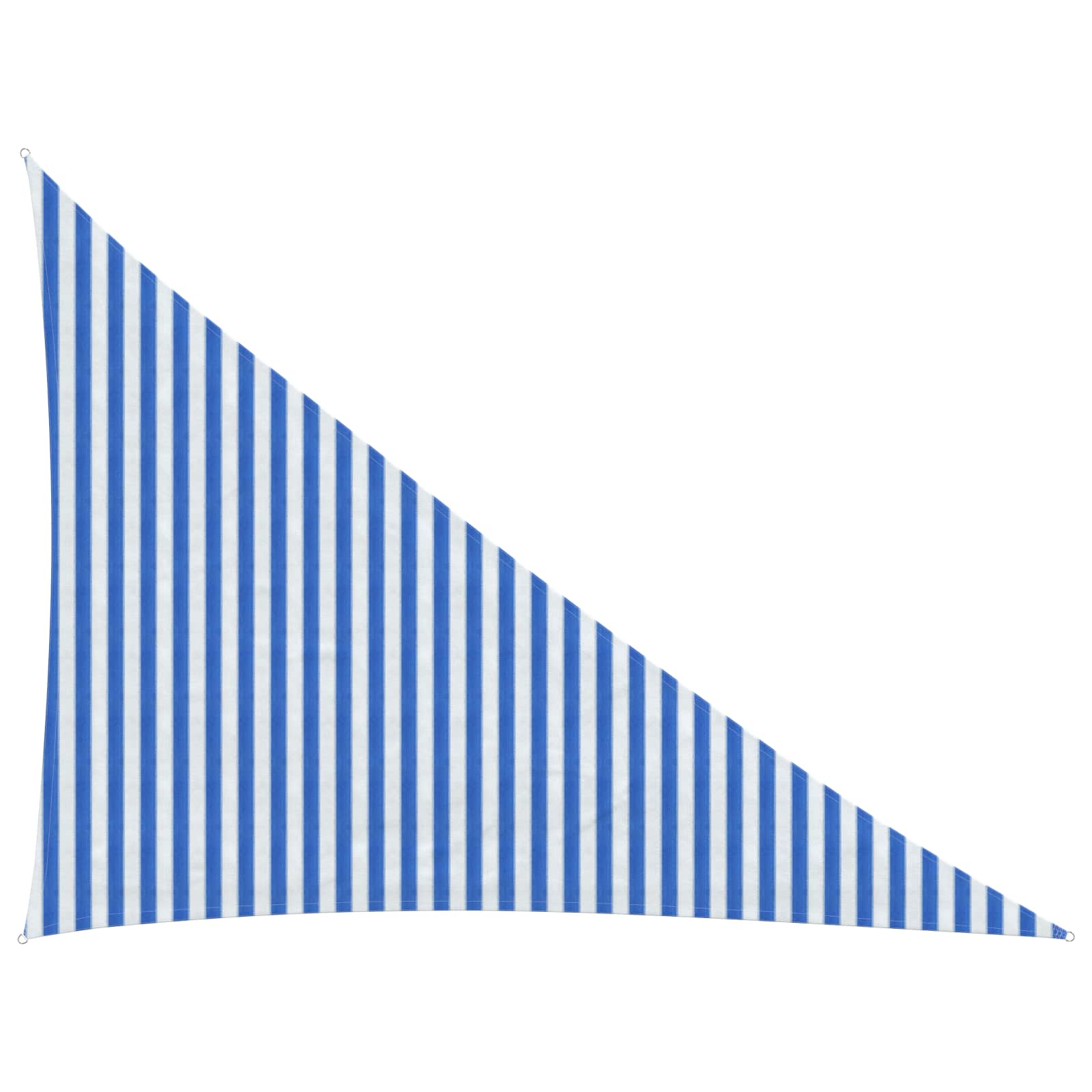 Zonneschaduwzeil Blauw en Wit 3 x 4 x 5 m HDPE