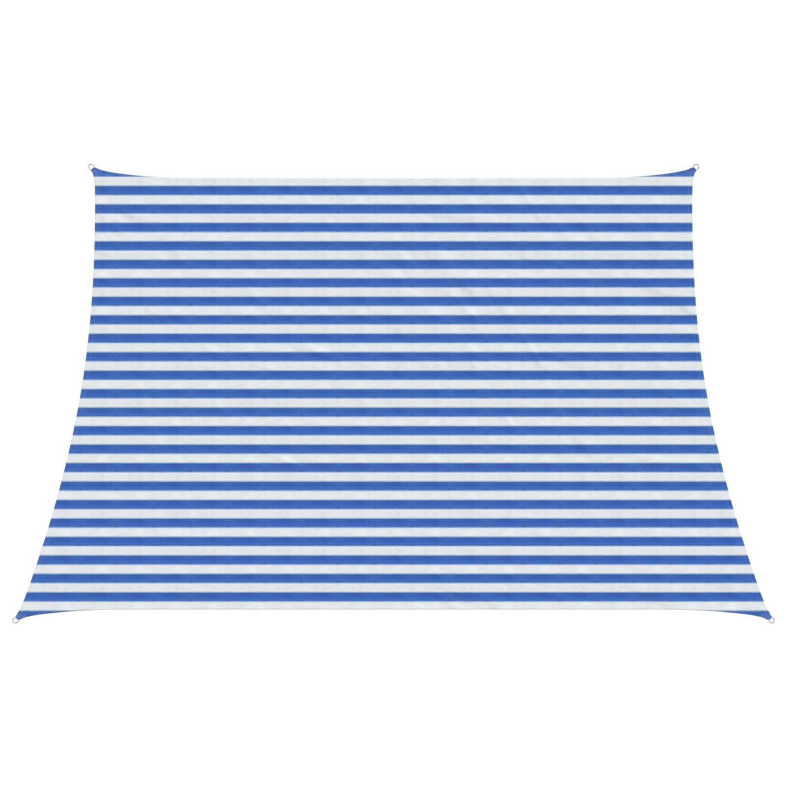 Zonneschaduwzeil Blauw en Wit 3 / 4 x 3 m HDPE – afbeelding 1