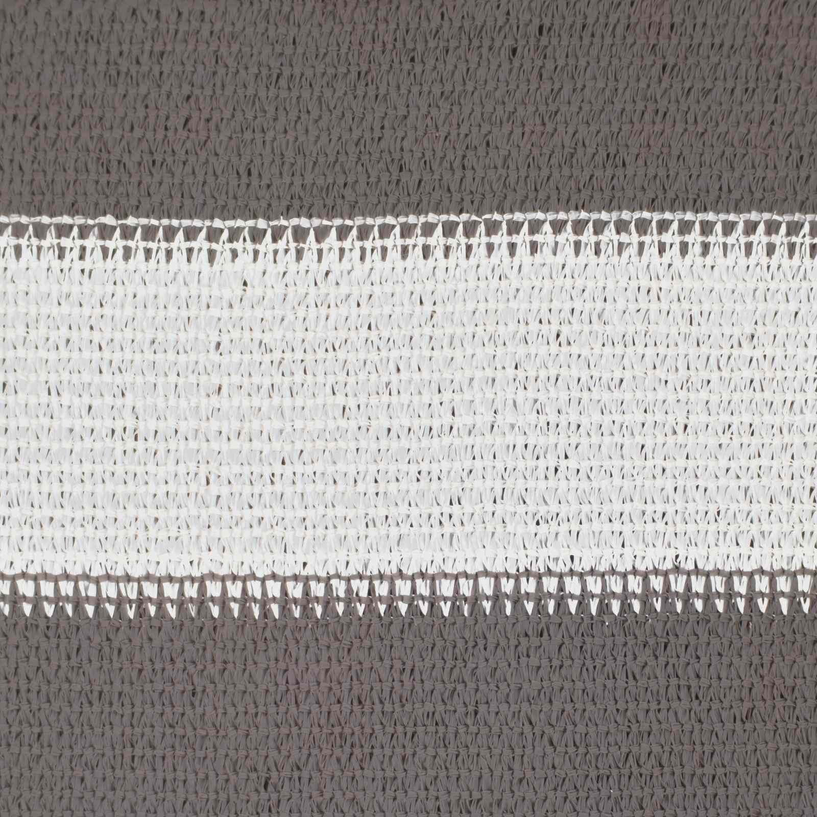 Zonneschaduwzeil Lichtgrijs en wit. 2 x 6 m HDPE – afbeelding 7