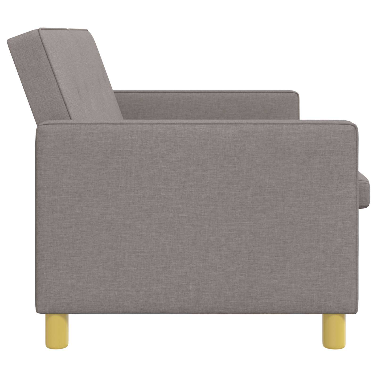 Uittrekbare Slaapbank Taupe Stof – afbeelding 8