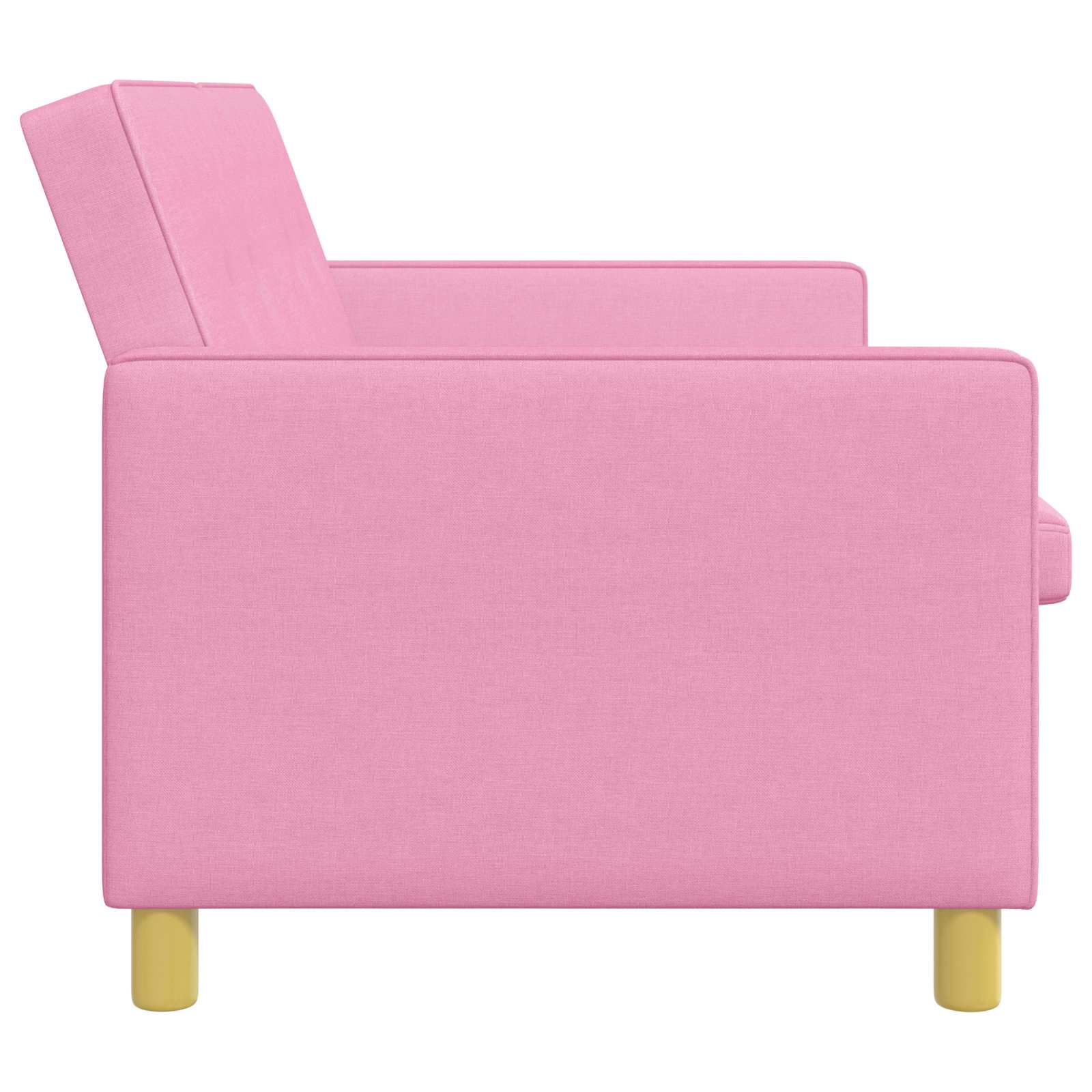 Uittrekbare Slaapbank Roze Stof – afbeelding 8