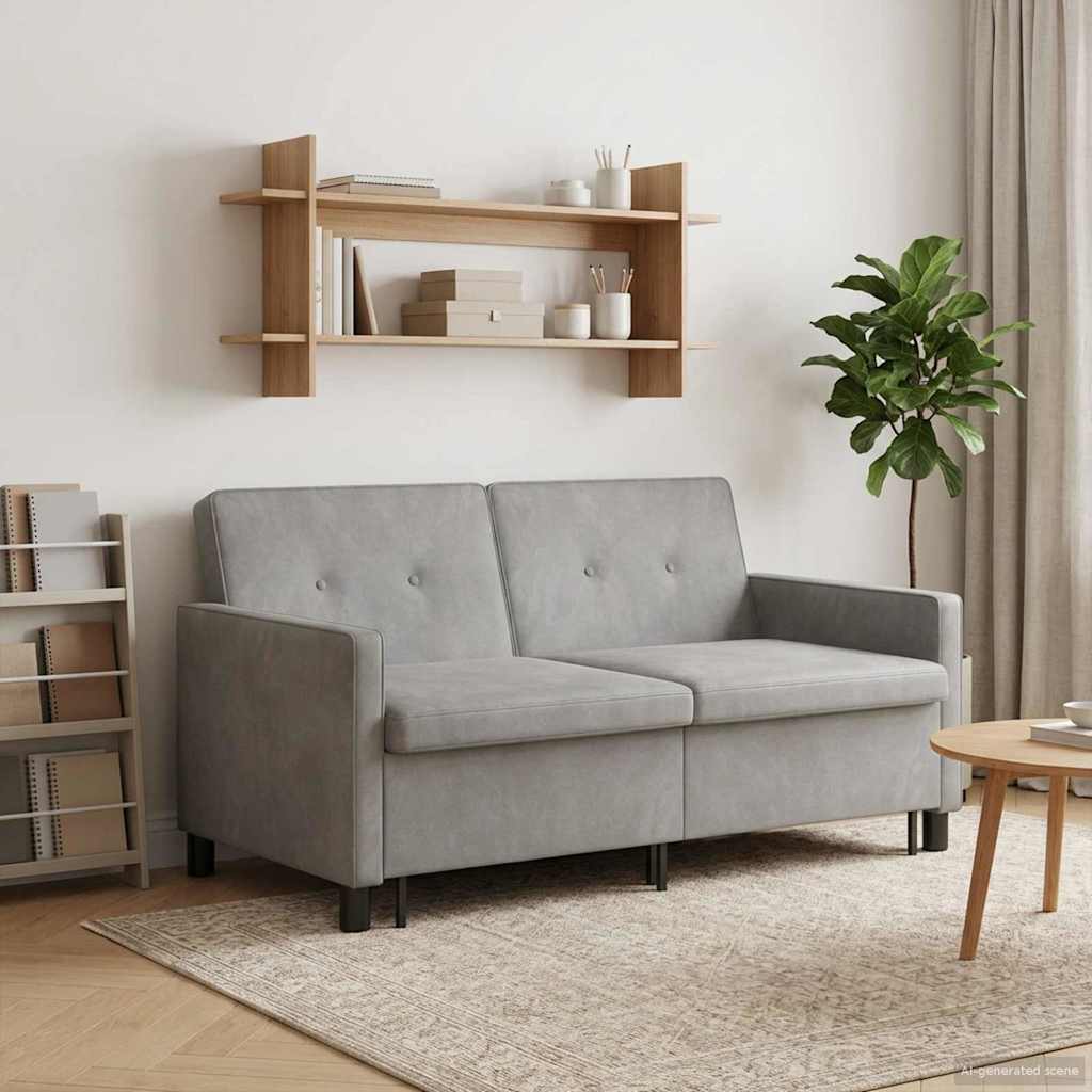Slaapbank Lichtgroen Stof – afbeelding 3