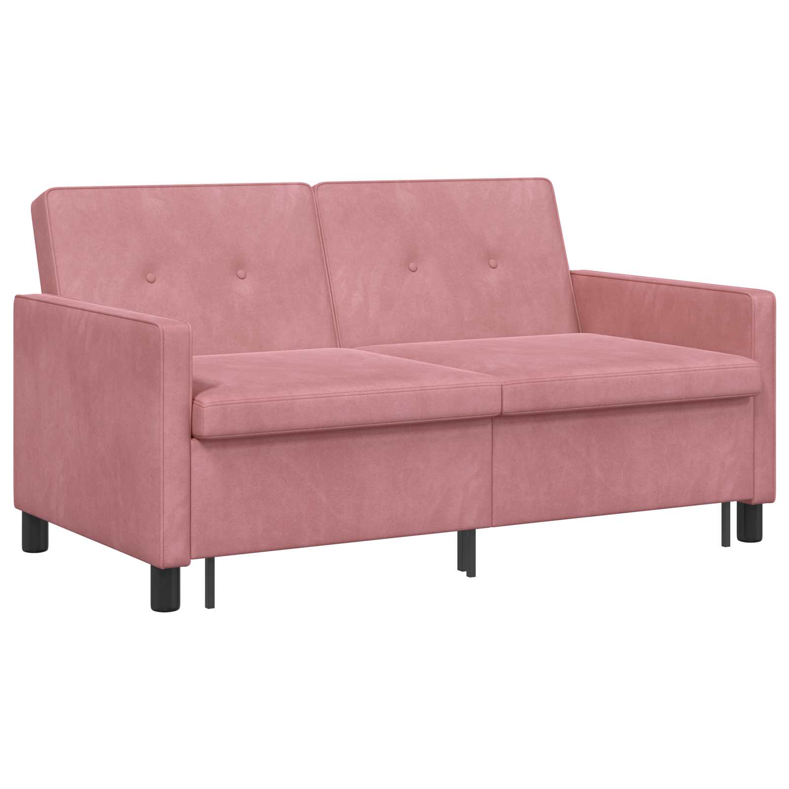 Slaapbank Roze Stof – afbeelding 5
