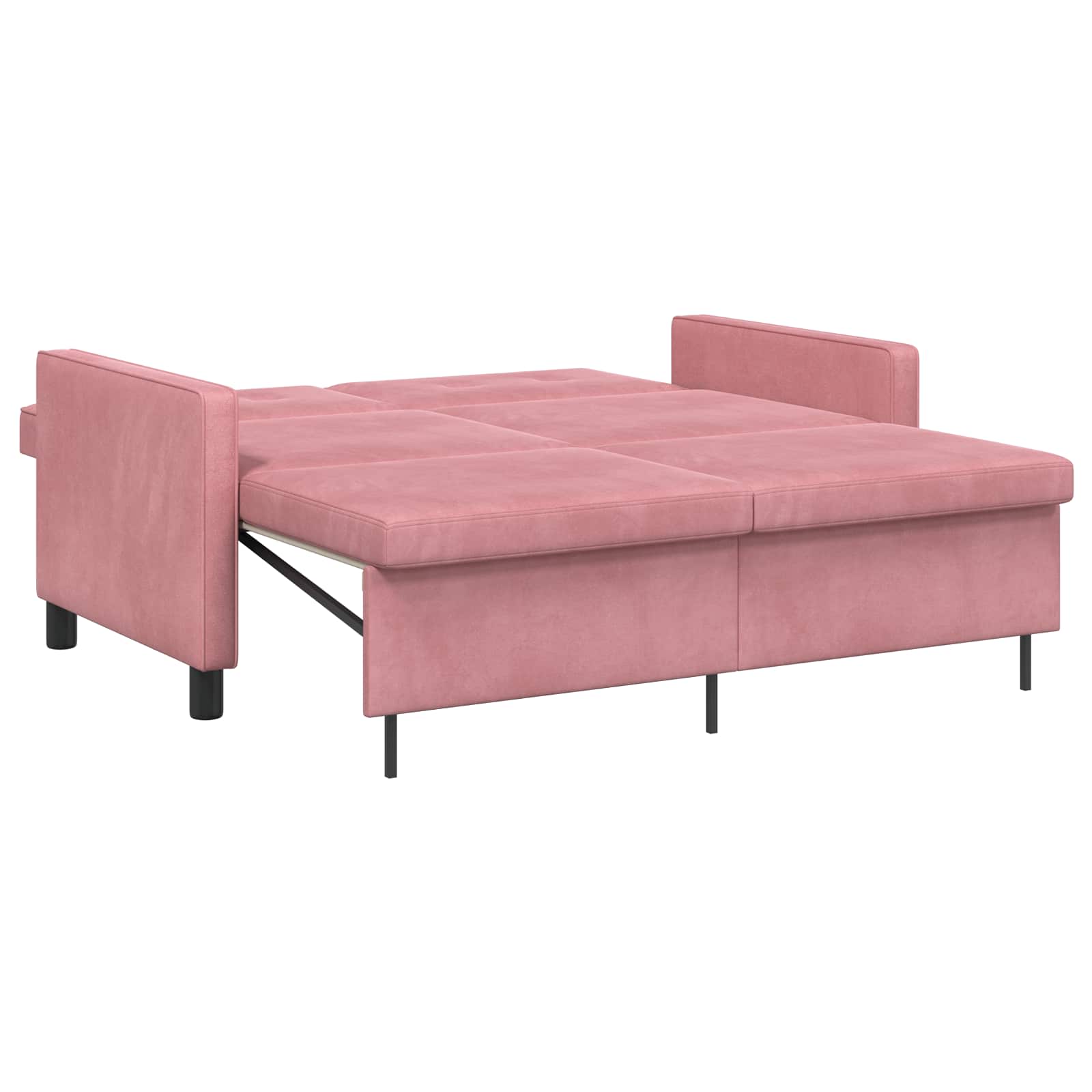 Slaapbank Roze Stof – afbeelding 6