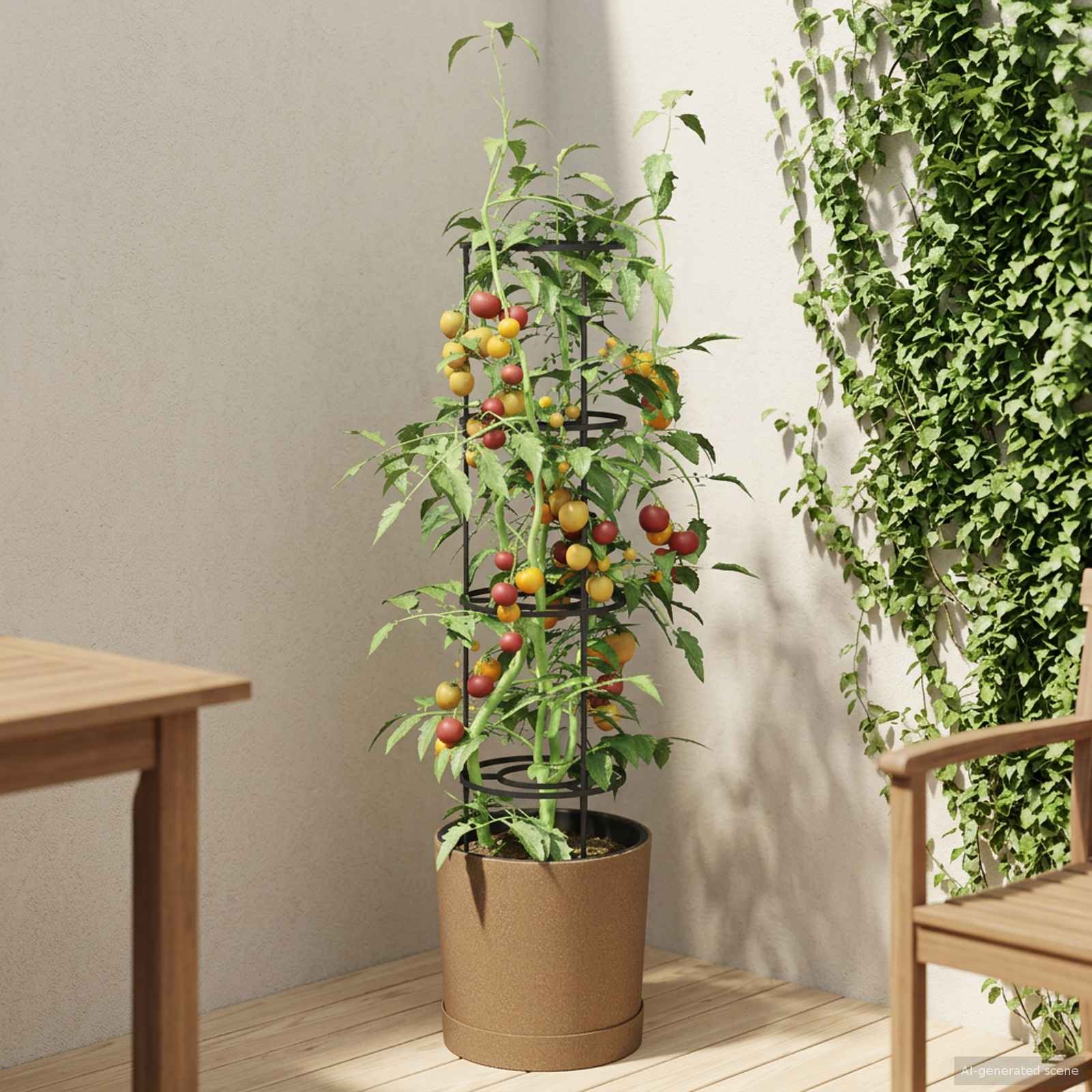 Tomatenteler Naturo ECO Ø 39 x 139 cm WPC