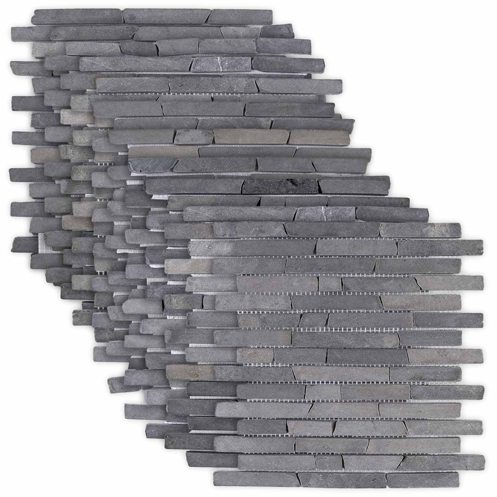 Mozaïek Tegels Grijs 30 x 30 cm Marmer