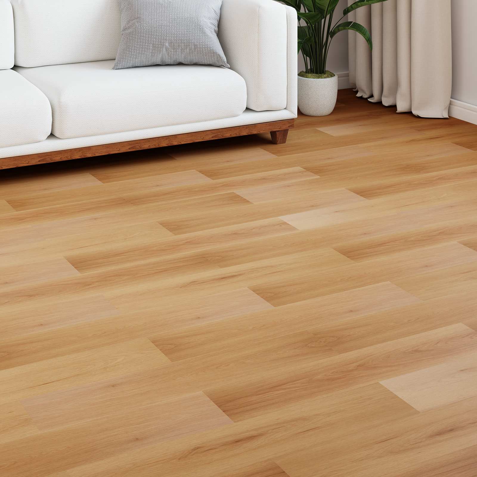 Laminaatvloer 5 pcs Natuurlijk Bamboe 101 x 20 x 0,8 cm
