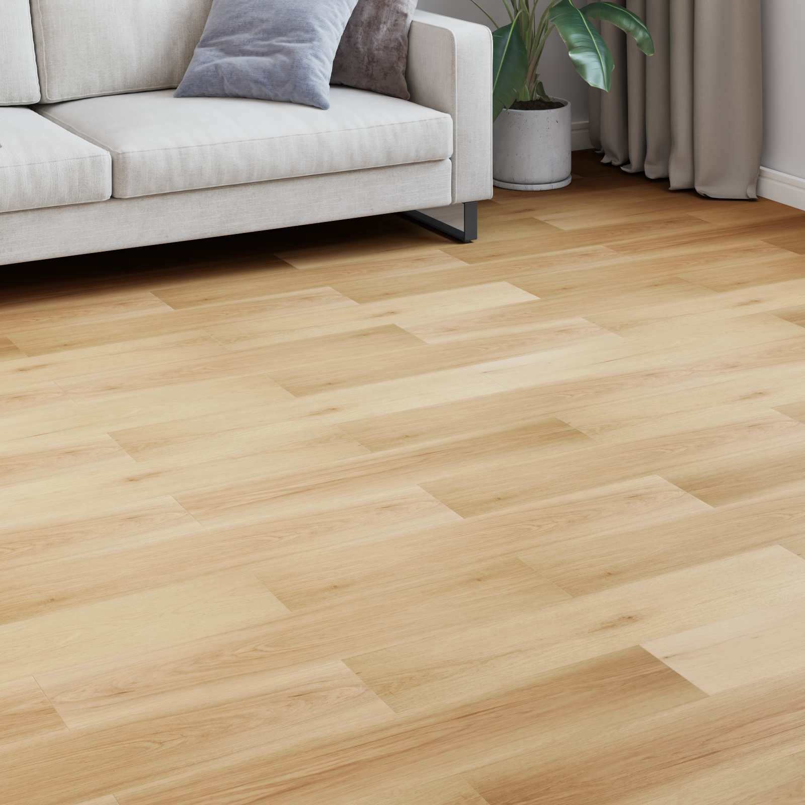 Laminaatvloer 5 pcs Licht Maple 101 x 20 x 0,8 cm Bewerkt hout