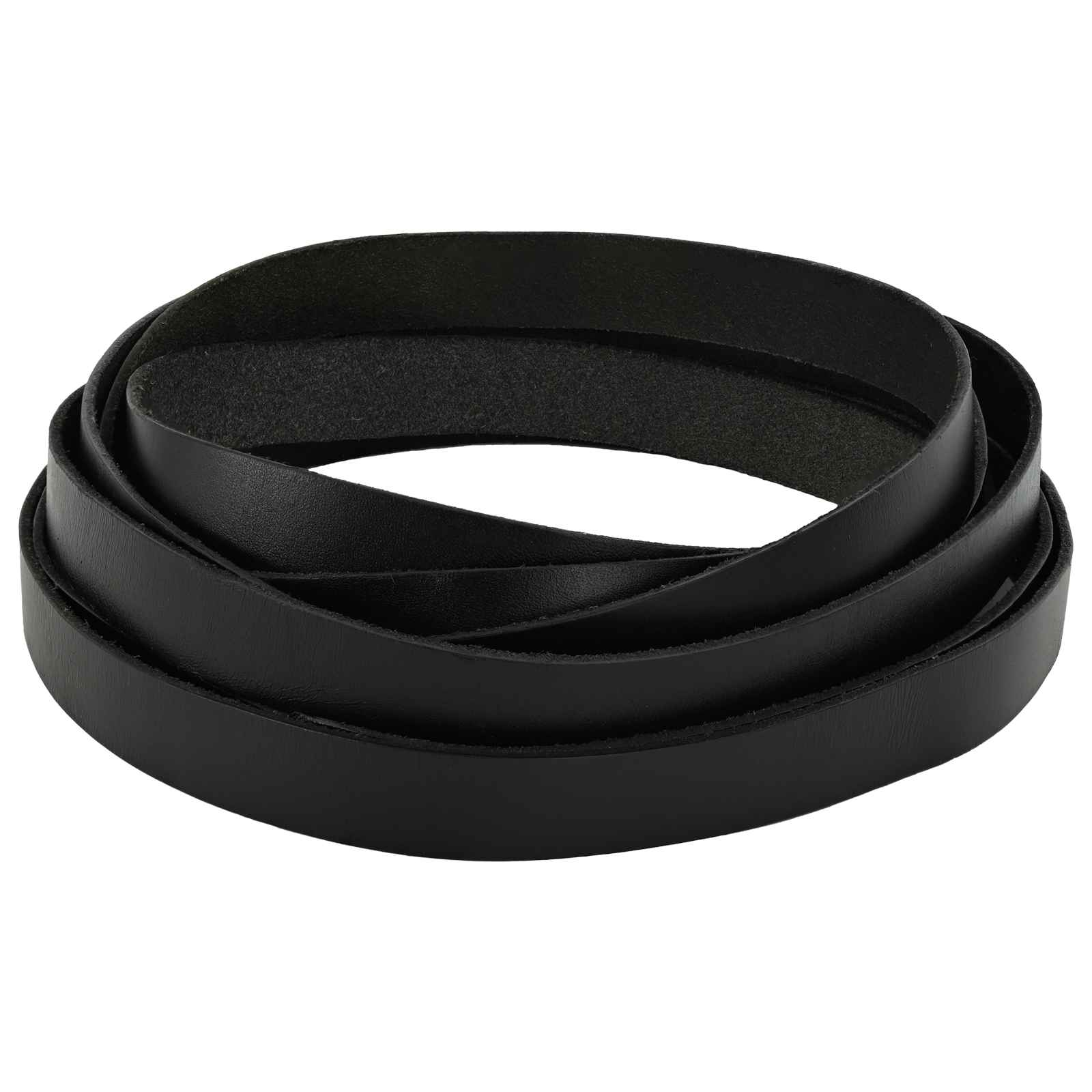 Leren Strap Zwart 1000 x 2 cm Leer