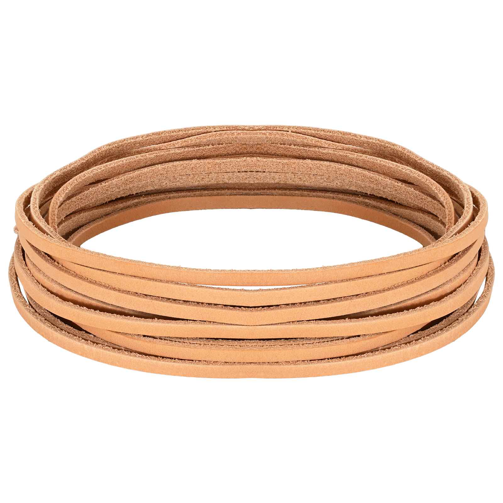 Leren Strap Licht Bruin 200 x 0,3 cm Leer