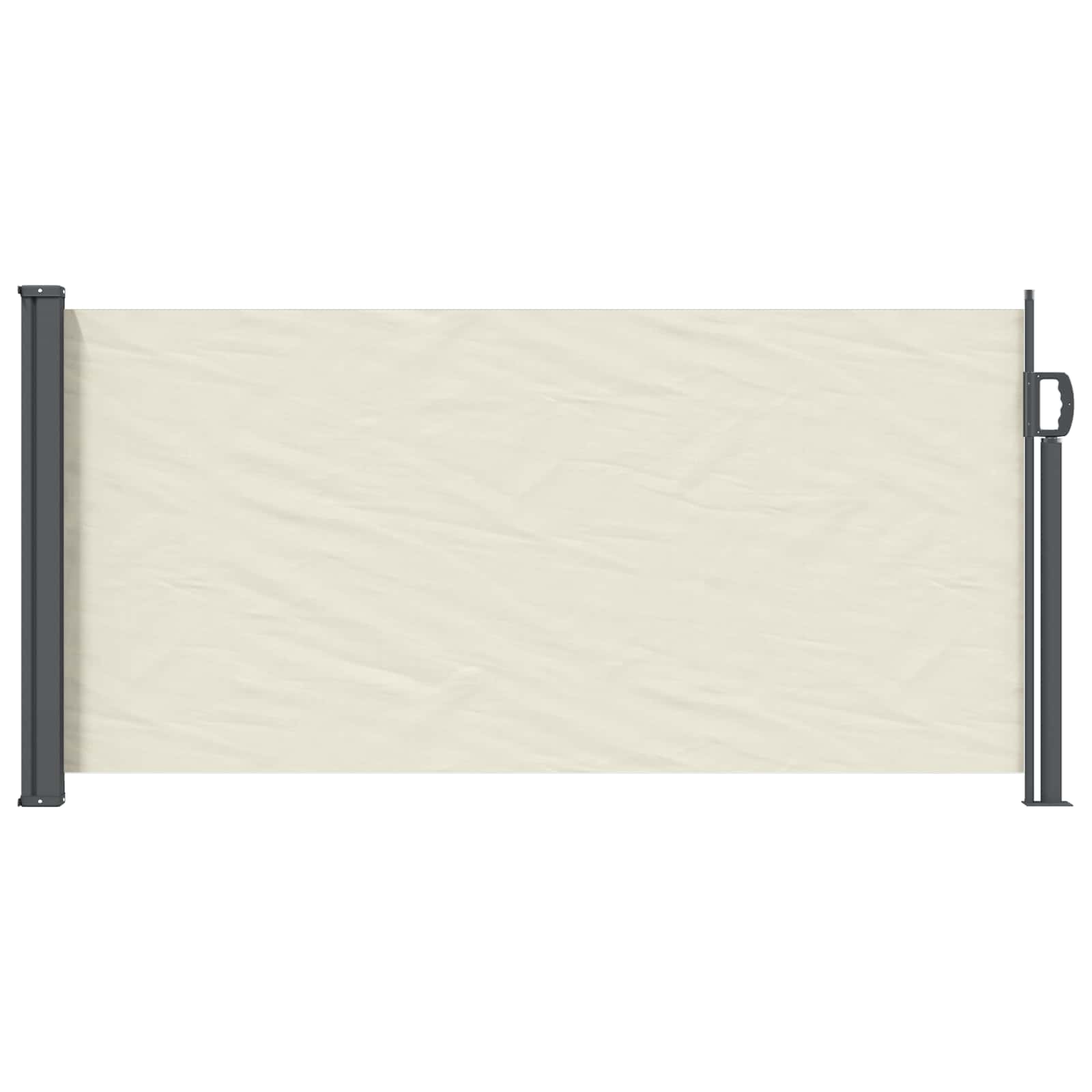 Uittrekbaar Zijscherm 100% polyester ijzer staal