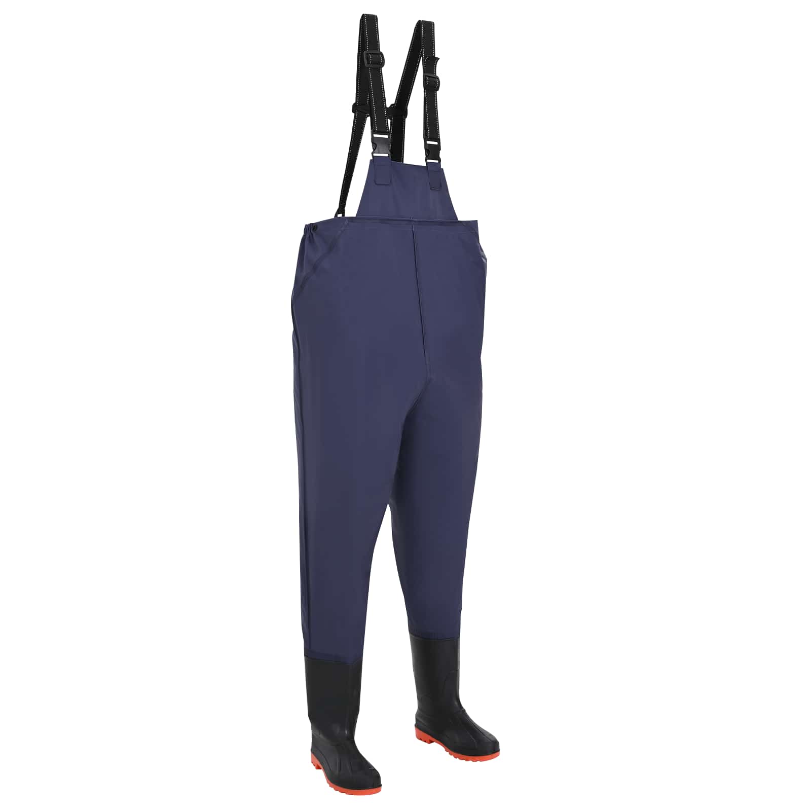 Chest Waders met laarzen PVC gecoate polyester Afmeting 45