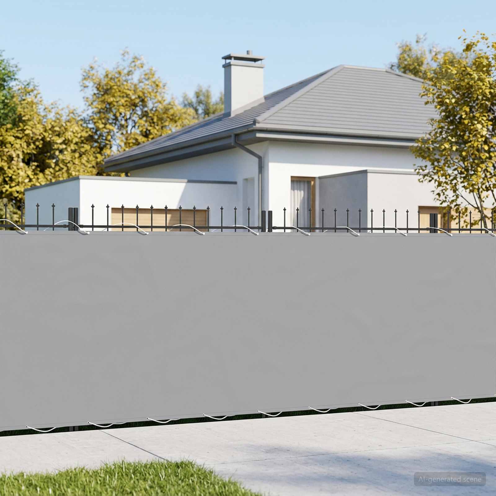 Balkon Privacy Scherm 200 x 800 cm Stof met PU-coating