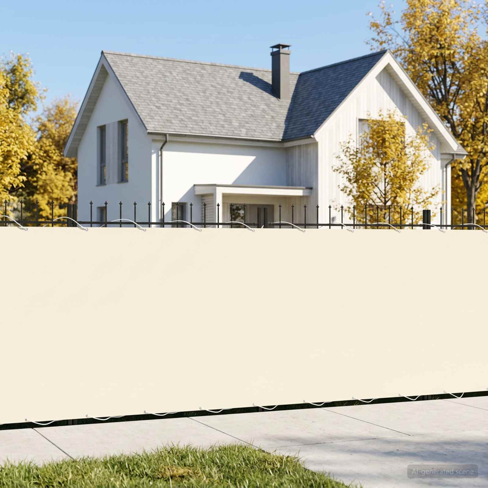 Balkon Privacy Scherm 150 x 300 cm Stof met PU-coating