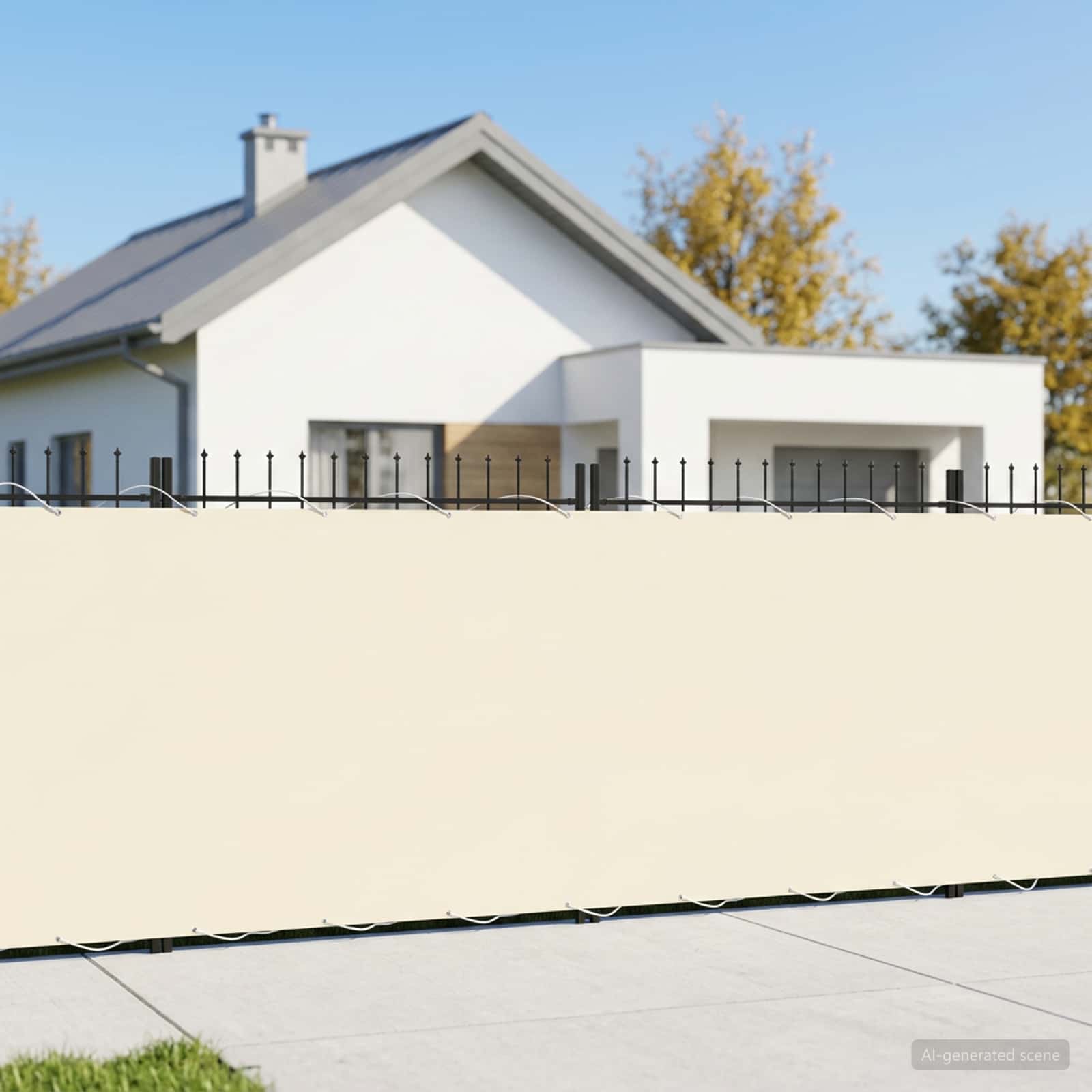 Balkon Privacy Scherm 200 x 1000 cm Stof met PU-coating – afbeelding 1