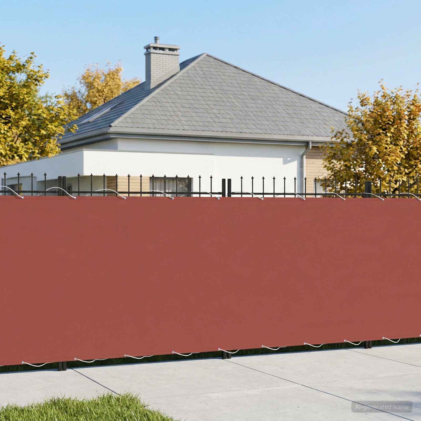 Balkon Privacy Scherm 180 x 500 cm Stof met PU-coating – afbeelding 1
