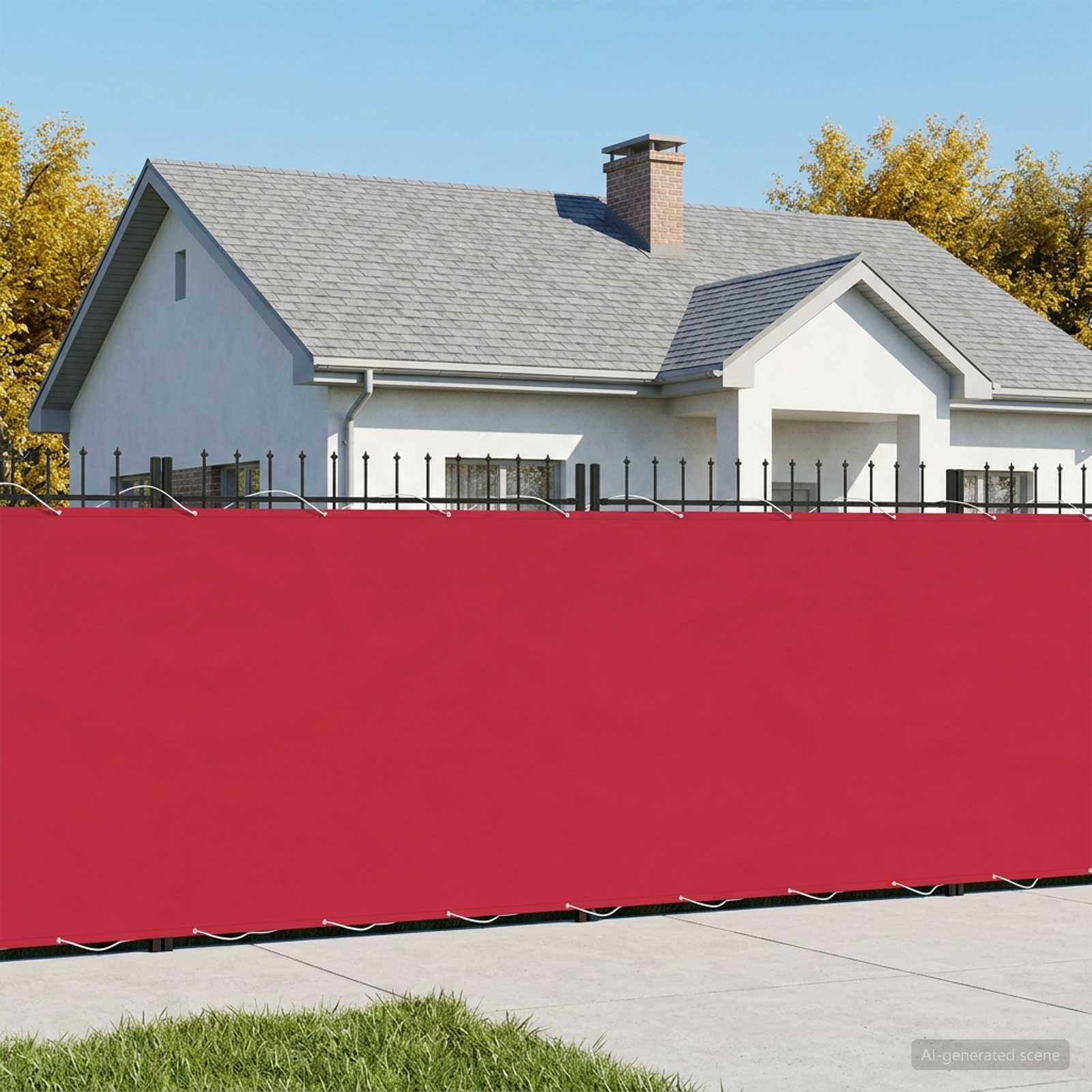 Balkon Privacy Scherm 150 x 500 cm Stof met PU-coating – afbeelding 1