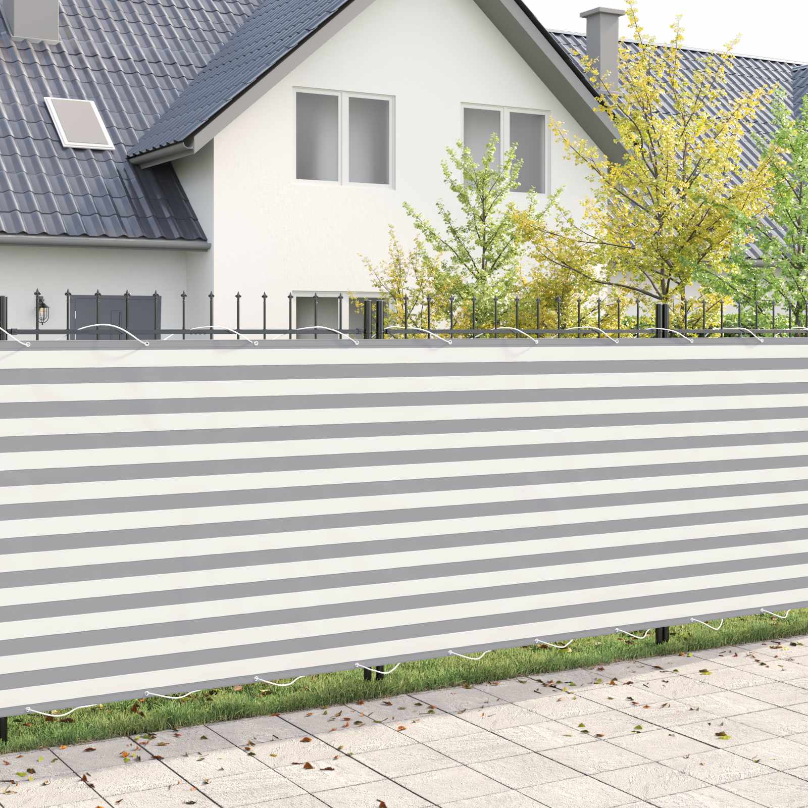 Balkon Privacy Scherm 180 x 700 cm Stof met PU-coating – afbeelding 1