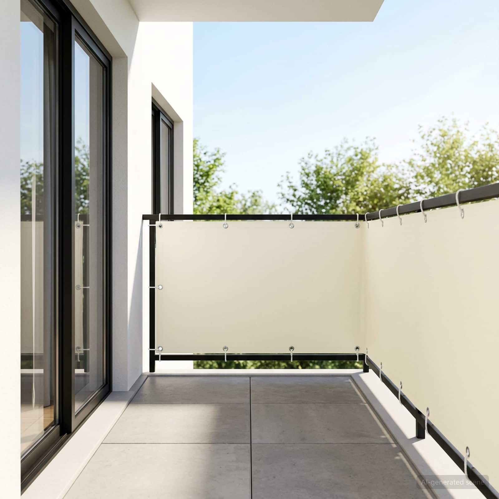 Balkon Privacy Scherm 1,2 x 25 m Stof met PU-coating