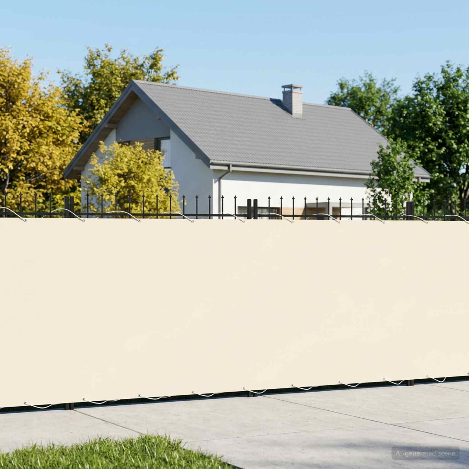 Balkon Privacy Scherm 1,8 x 15 m Stof met PU-coating