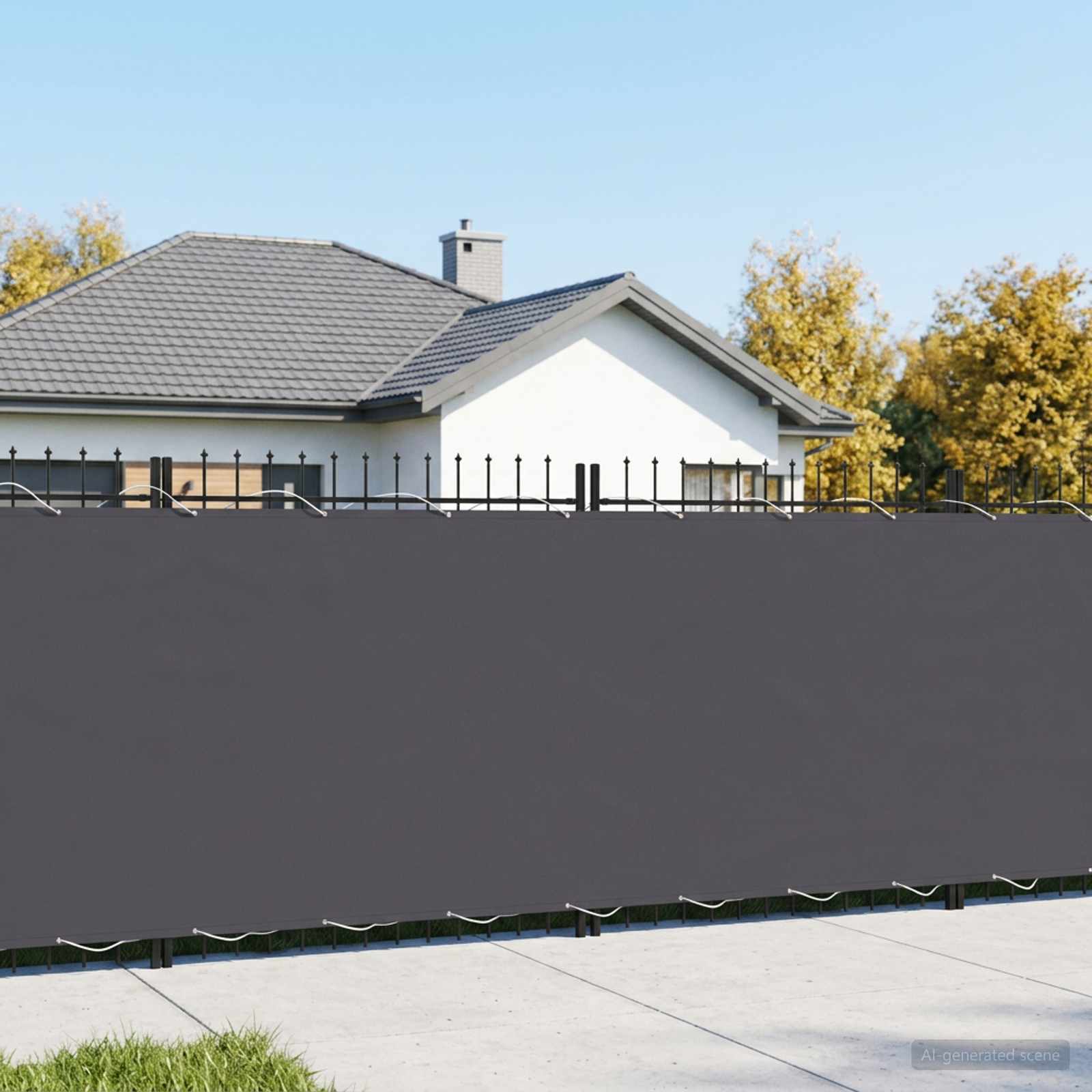 Balkon Privacy Scherm 1,8 x 25 m Stof met PU-coating