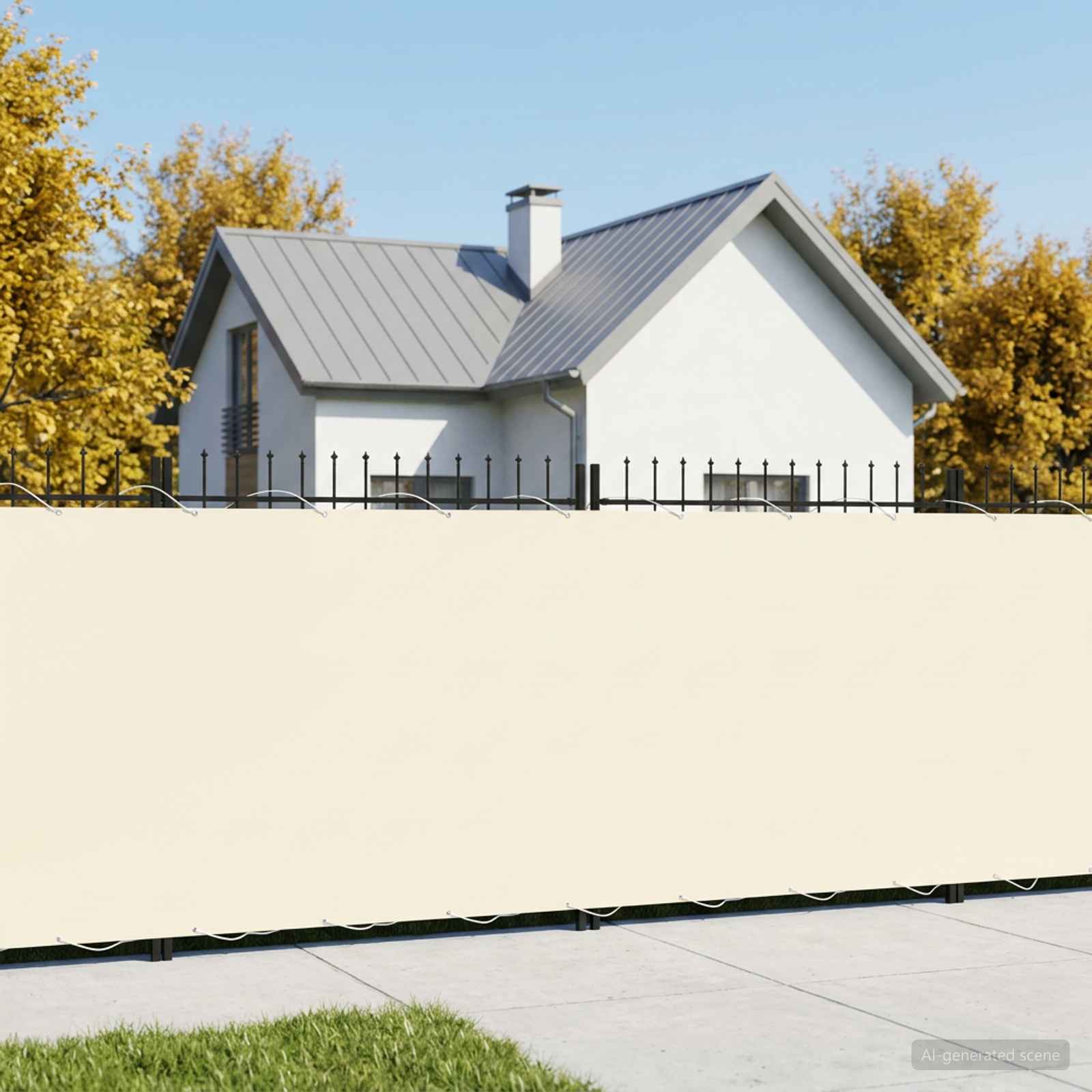 Balkon Privacy Scherm 1,8 x 25 m Stof met PU-coating
