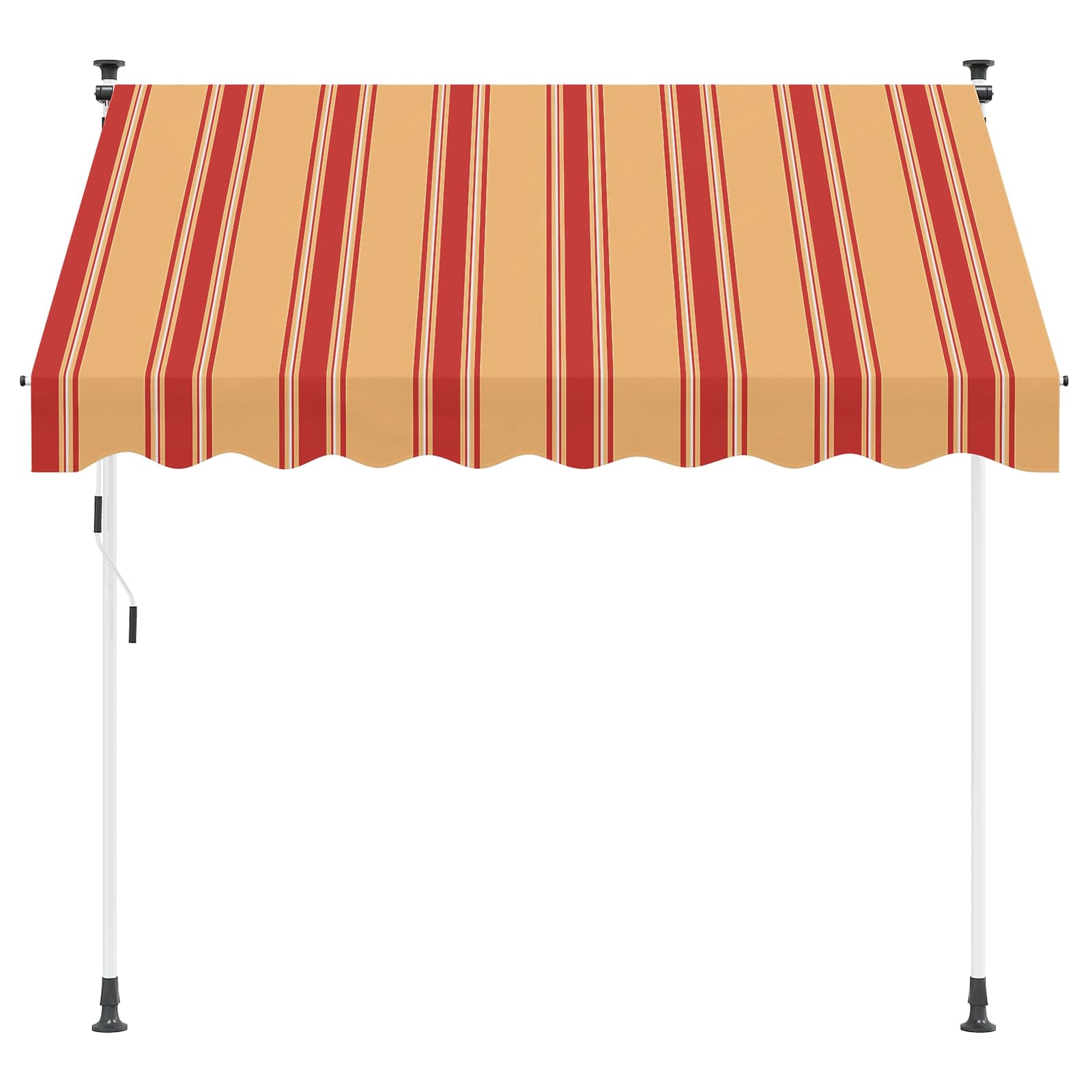 Handmatig uitschuifbare luifel Multikleur 150 x 115 x 300 cm – afbeelding 3