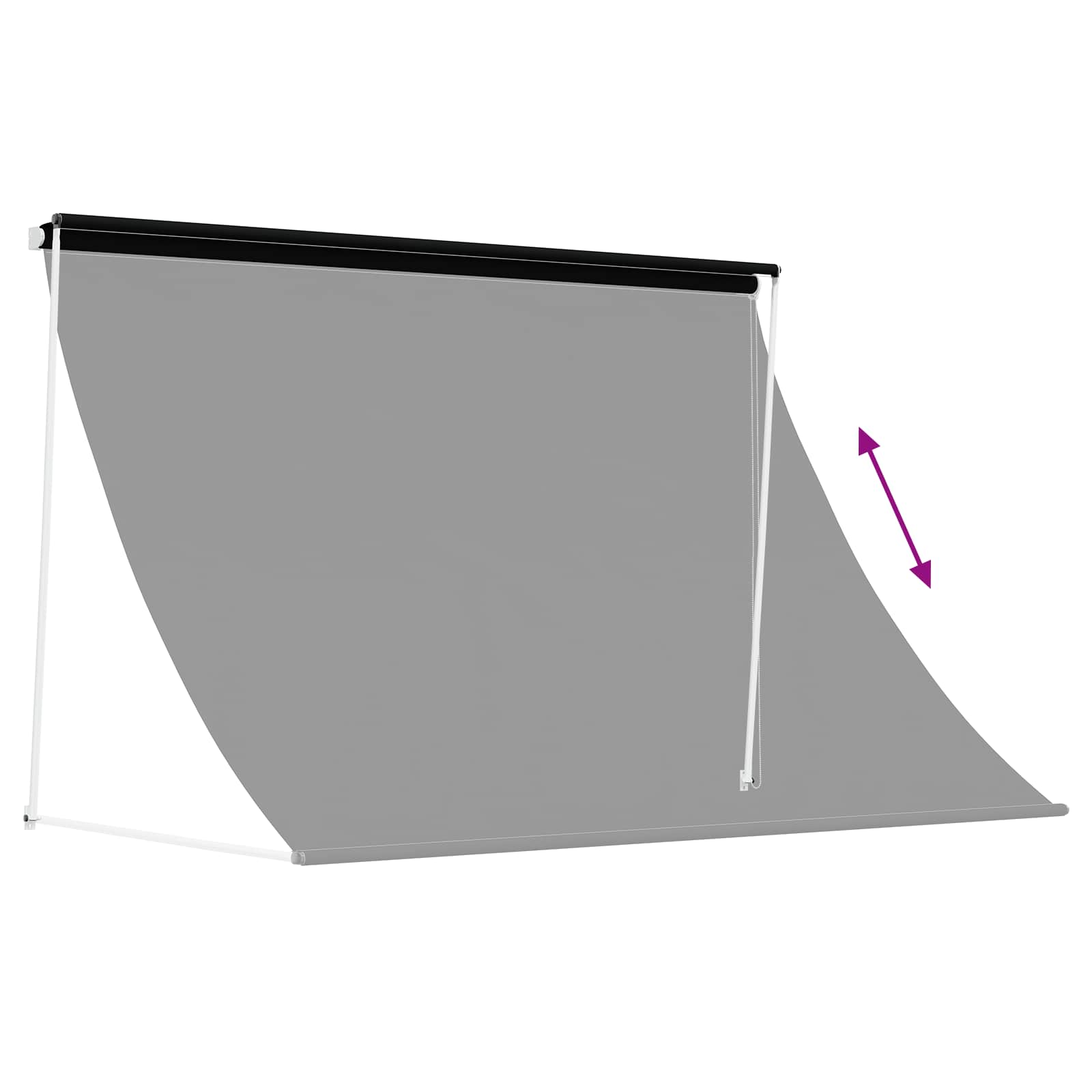 Markies Zwart 150 x 150 cm 180 g / m² Polyester met PU Coating – afbeelding 5