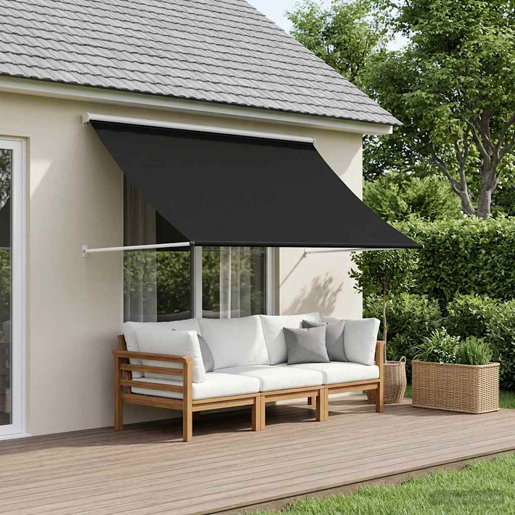 Markies Zwart 300 x 150 cm 180 g / m² Polyester met PU Coating – afbeelding 1