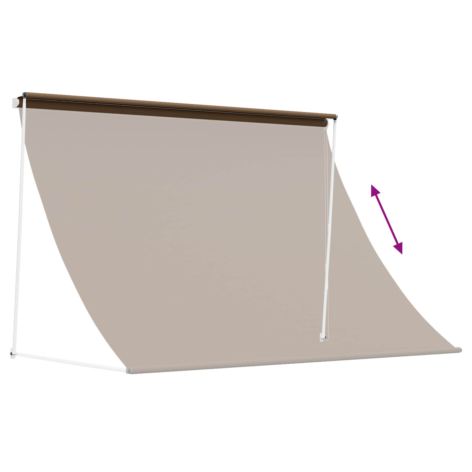 Markies Taupe 200 x 150 cm 180 g / m² Polyester met PU Coating – afbeelding 6