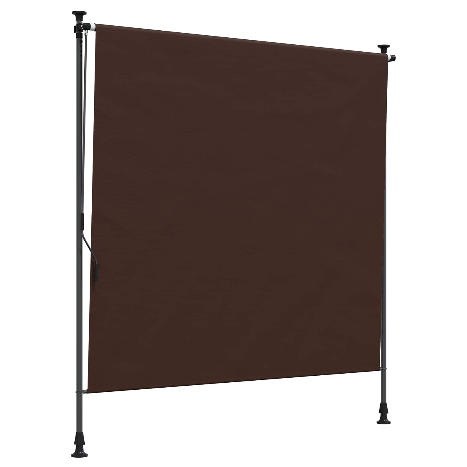 Buiten Rolgordijn Bruin 100 x 270 cm – afbeelding 2