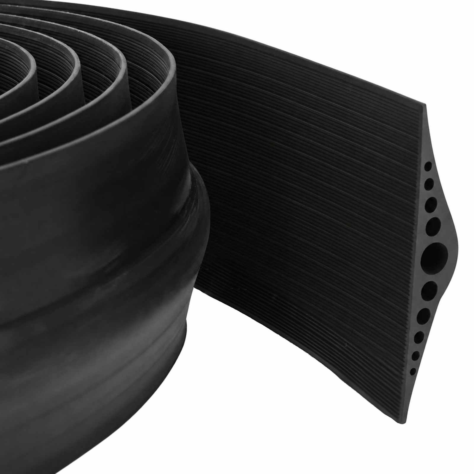 Garage Vloerseal Zwart 155 x 28 mm 5,5 m EPDM-rubber