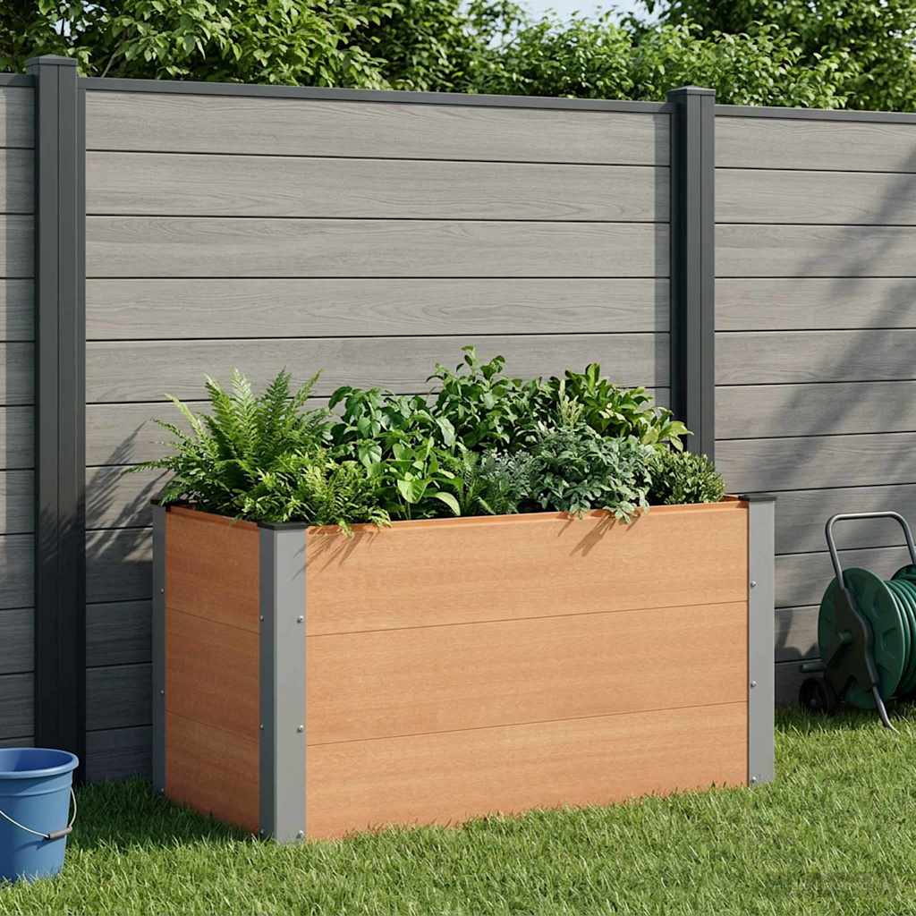 Verhoogde plantenbak Bruin 100 x 50 x 54 cm