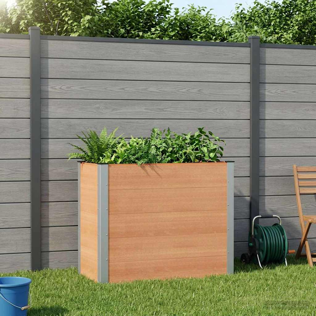 Verhoogde plantenbak Bruin 100 x 50 x 91 cm – afbeelding 1