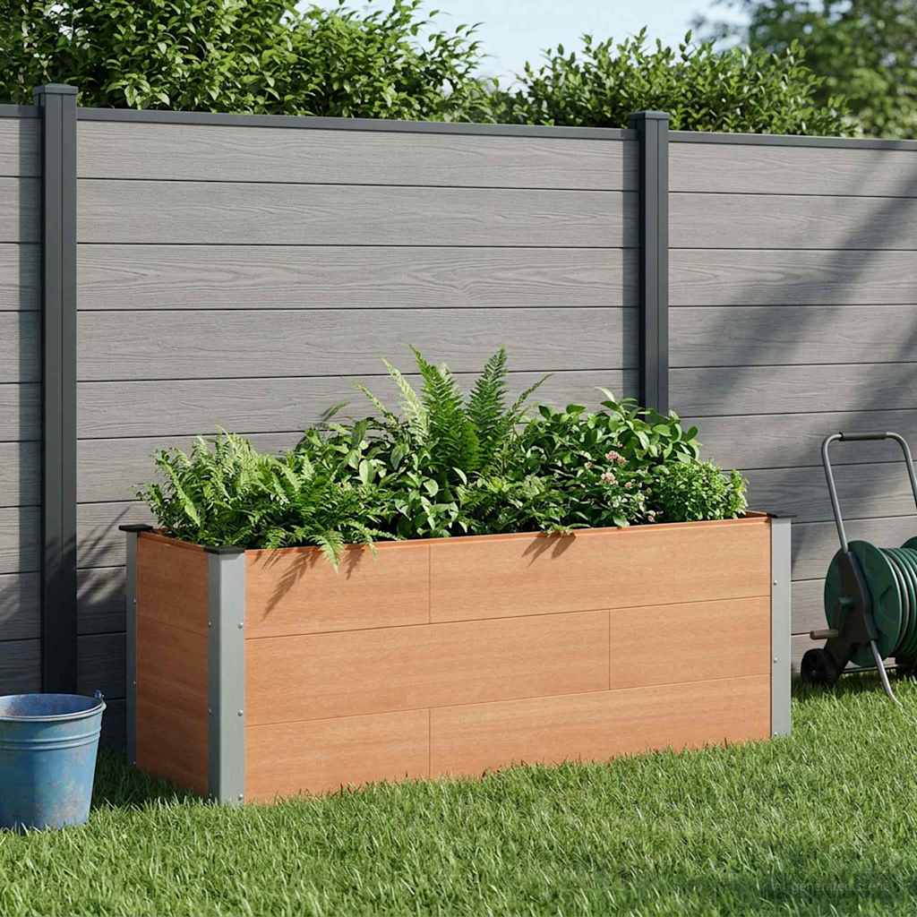 Verhoogde plantenbak Bruin 150 x 50 x 54 cm – afbeelding 1