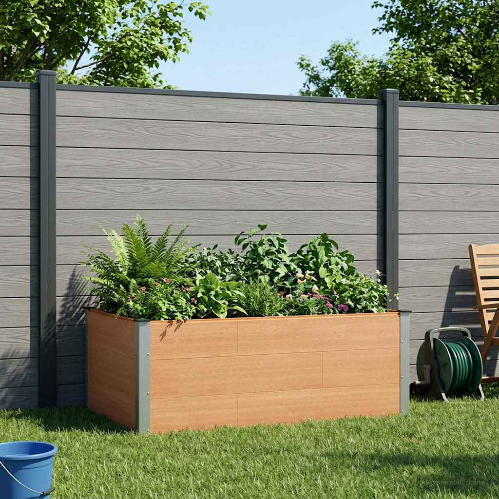 Verhoogde plantenbak Bruin 150 x 100 x 54 cm