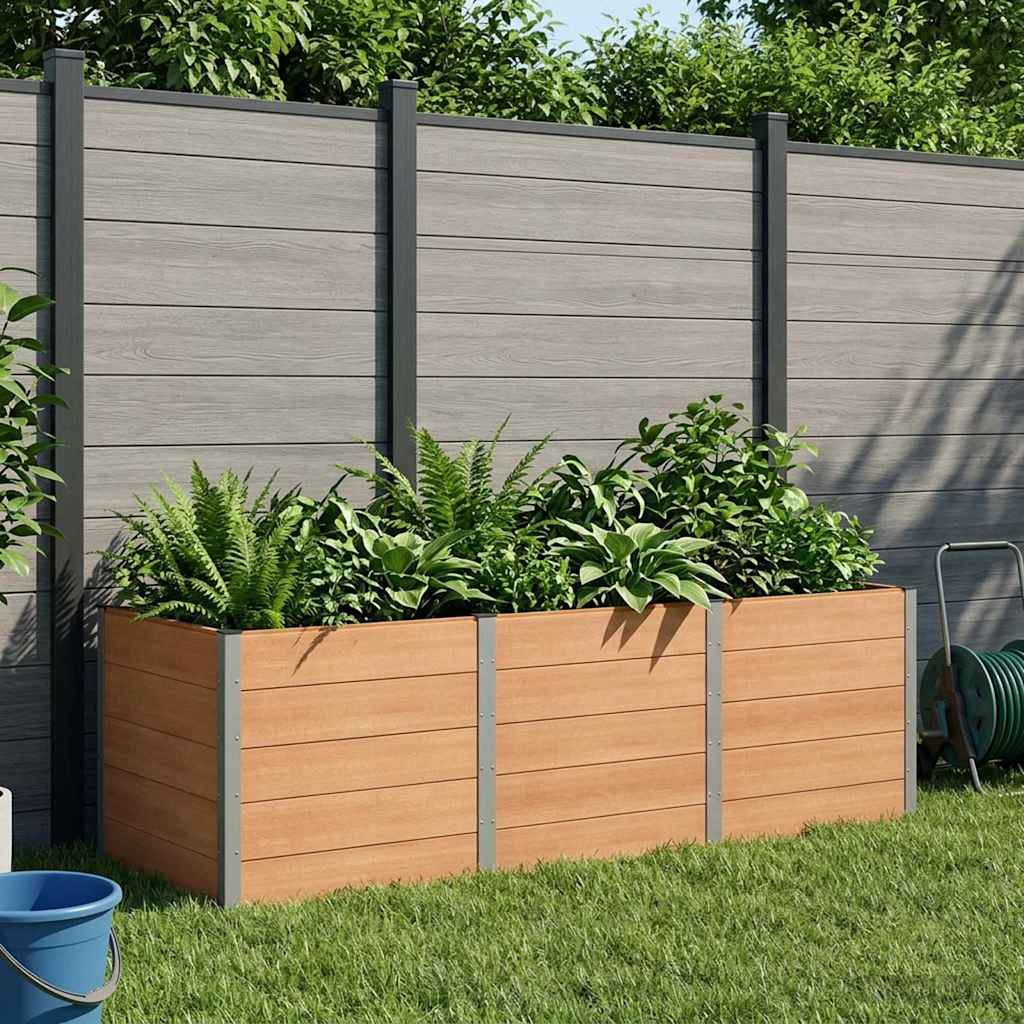 Verhoogde plantenbak Bruin 300 x 100 x 91 cm