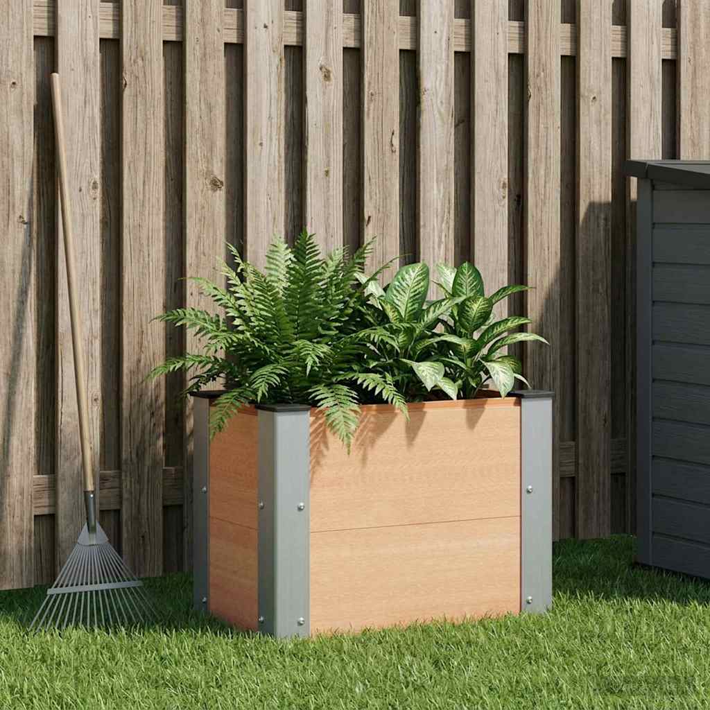 Verhoogde plantenbak Bruin 50 x 30 x 36 cm
