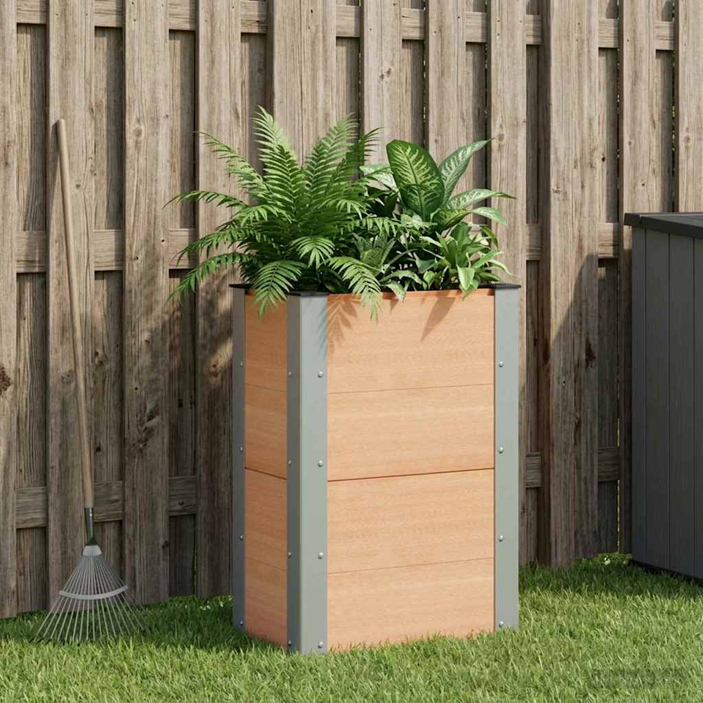 Verhoogde plantenbak Bruin 50 x 30 x 72 cm
