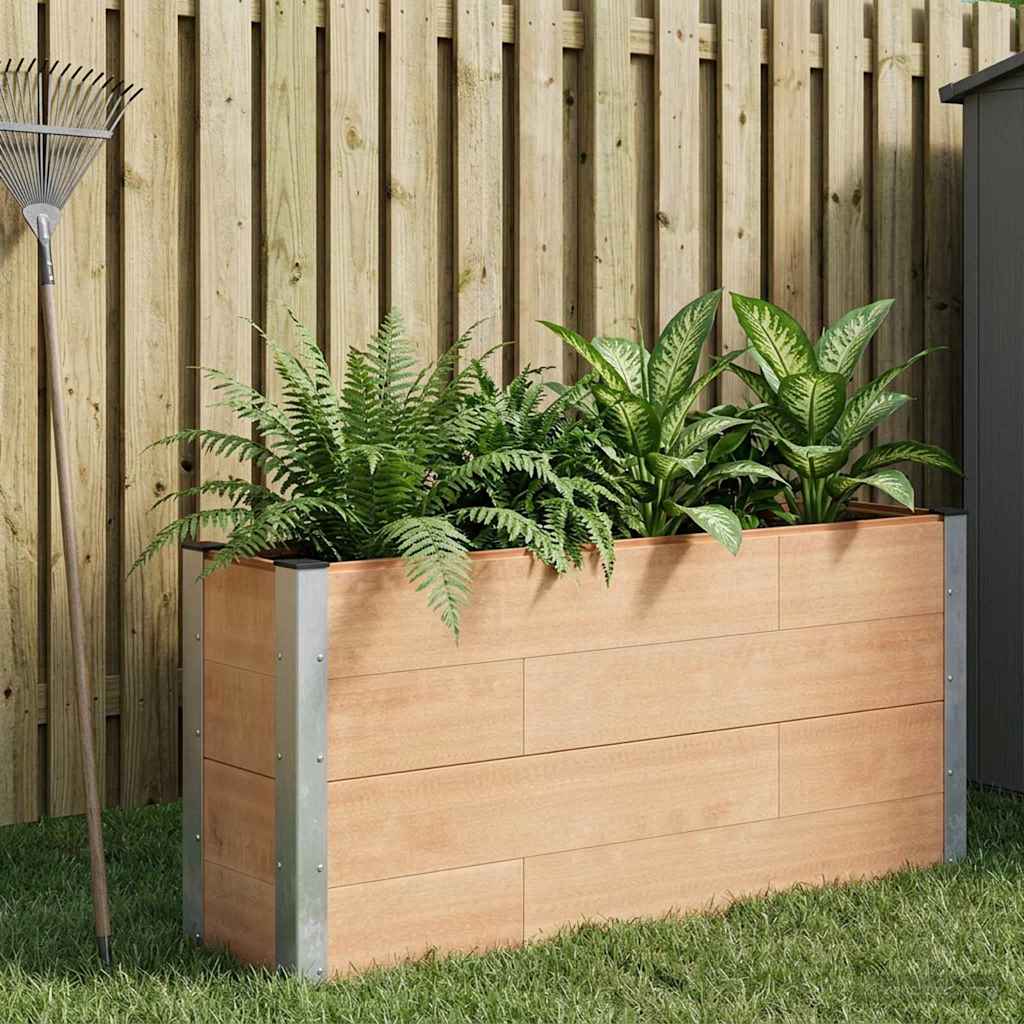 Verhoogde plantenbak Bruin 150 x 30 x 72 cm