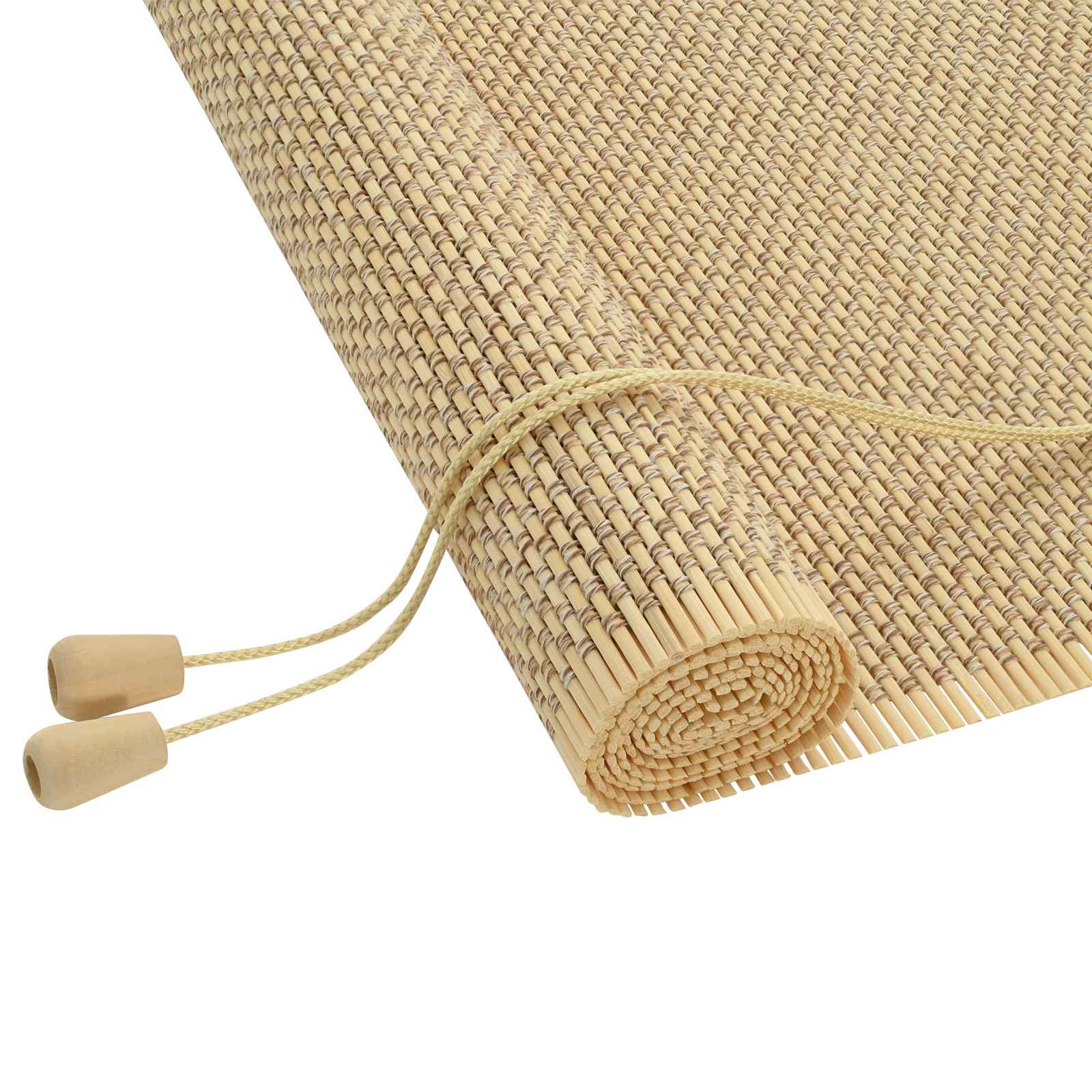 Rolgordijn Naturel 160 x 160 cm Bamboe – afbeelding 2