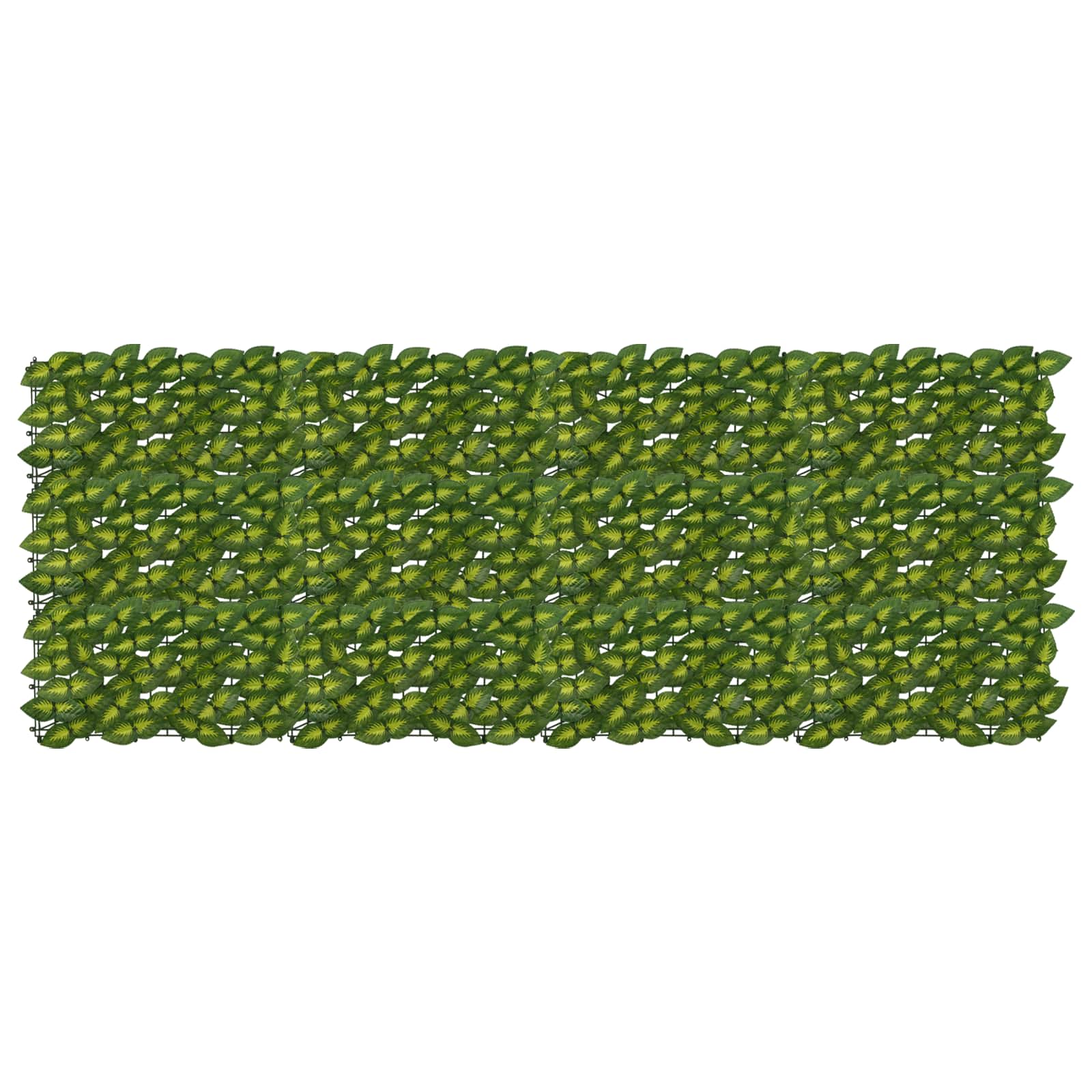 Balkonscherm met bladeren Groen en Geel 200 x 75 cm – afbeelding 1