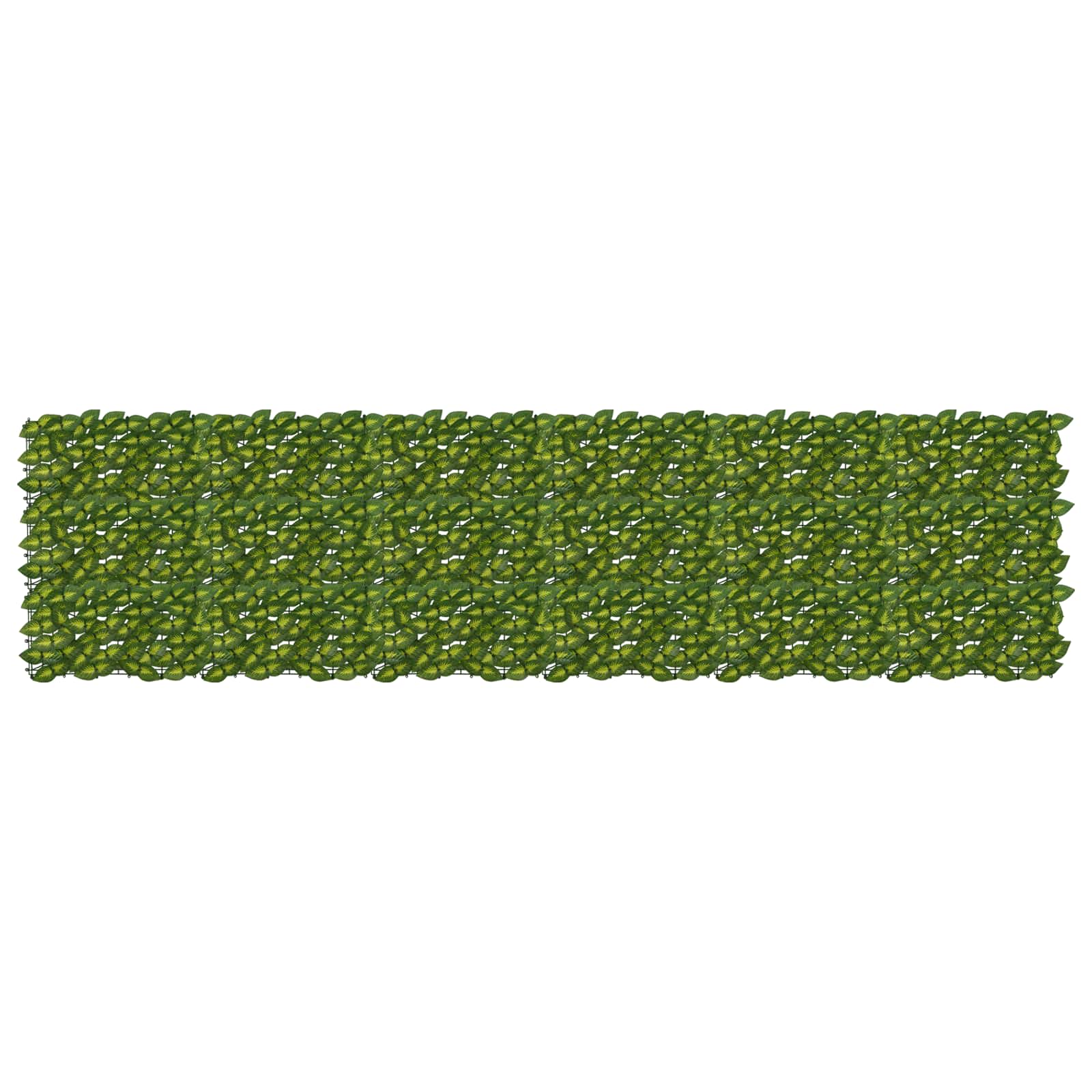 Balkonscherm met bladeren Groen en Geel 300 x 75 cm – afbeelding 1