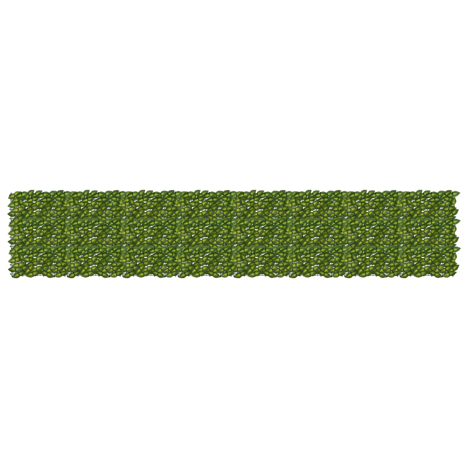 Balkonscherm met bladeren Groen en Geel 400 x 75 cm – afbeelding 1