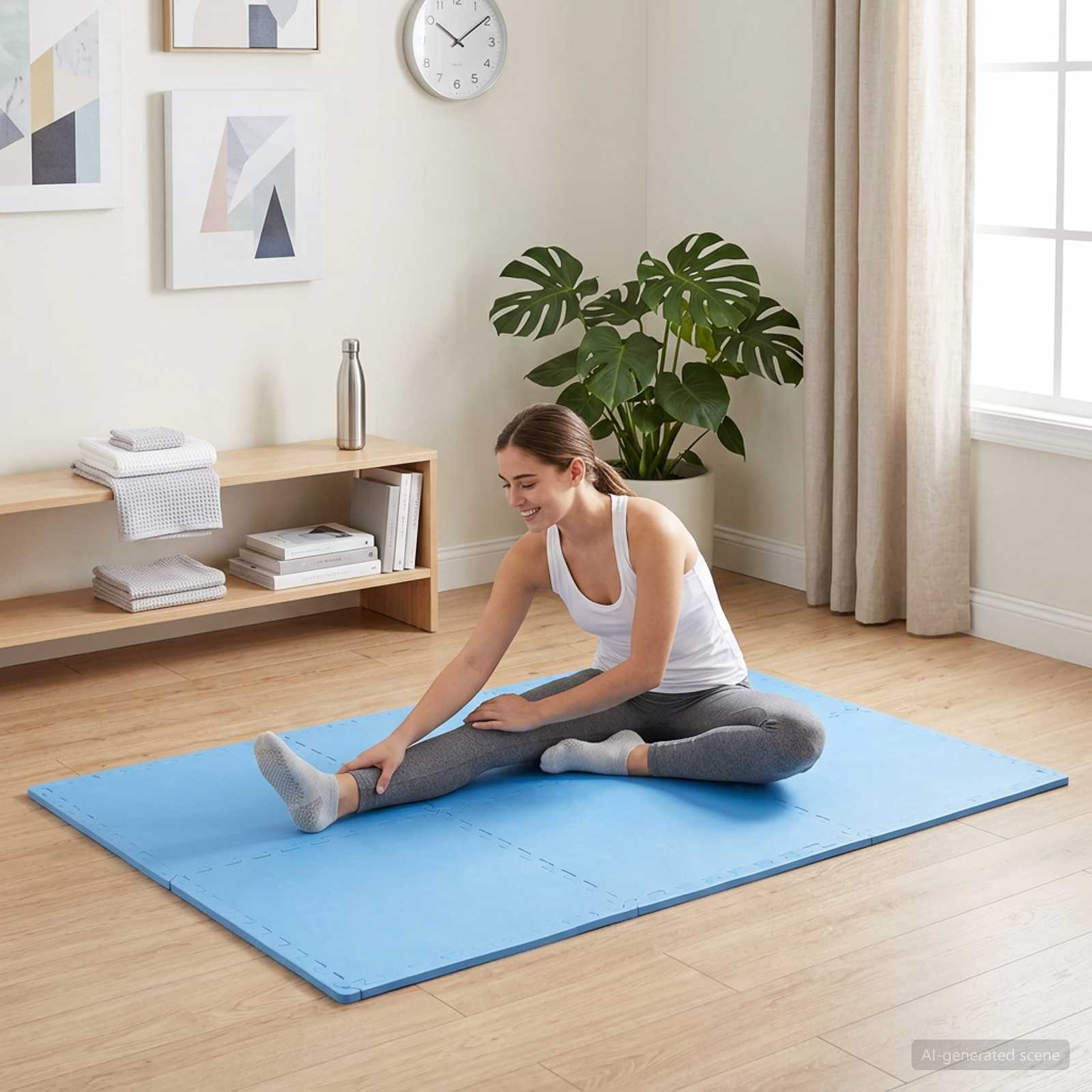 Vloermatten 12 pcs Blauw 4,32 m² EVA Schuim