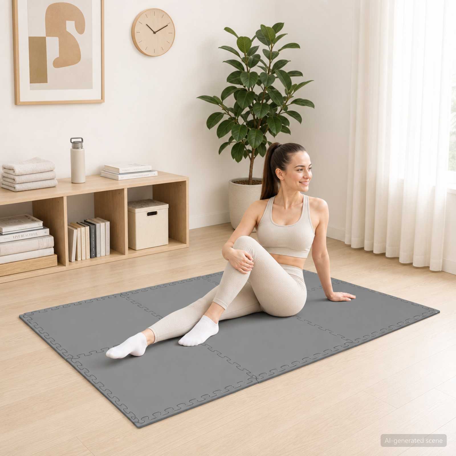 Vloermatten 24 pcs Grijs 8,64 m² EVA Schuim