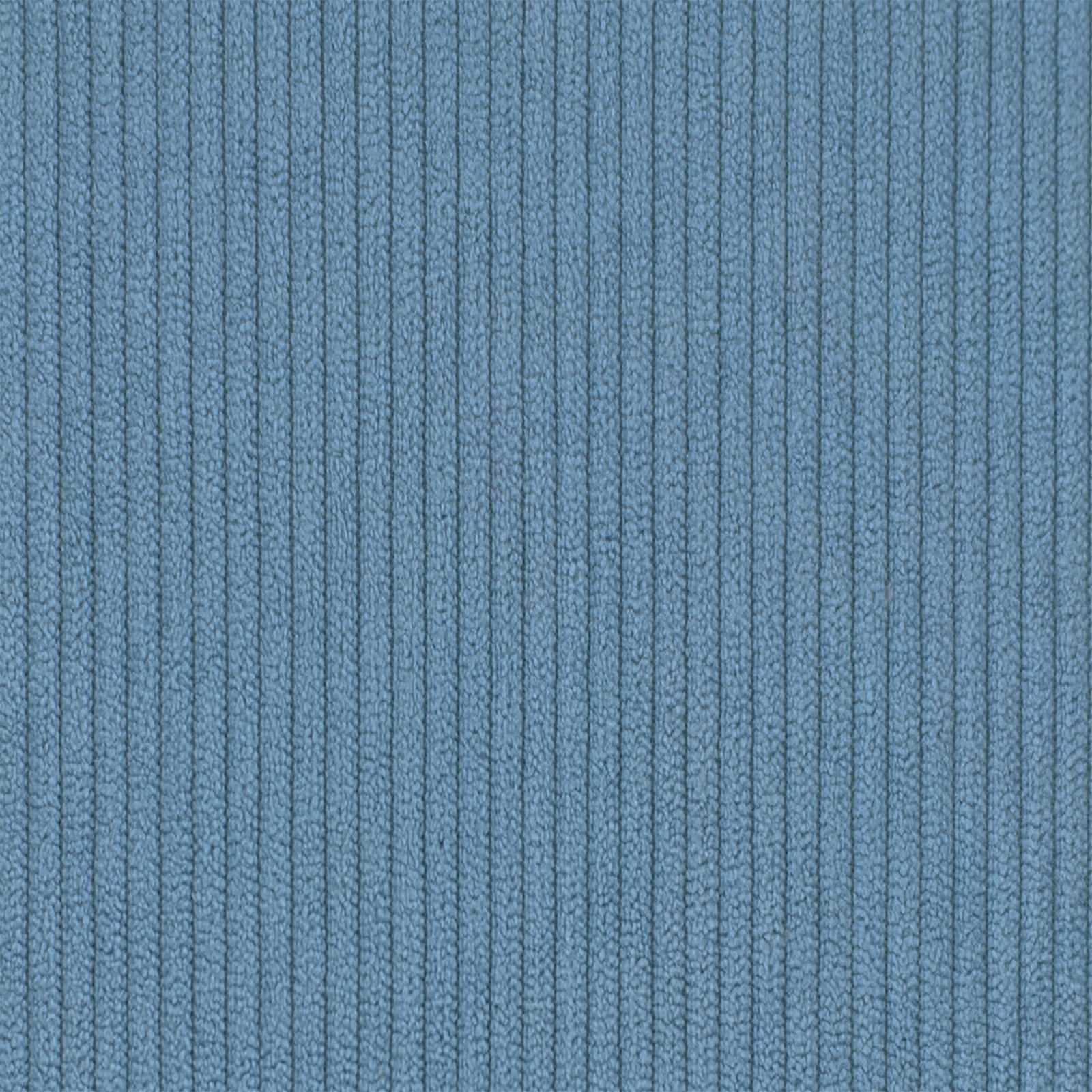 Beklede bank met rugleuning Blauw 110 x 60 x 76 cm Katoen Stof – afbeelding 7